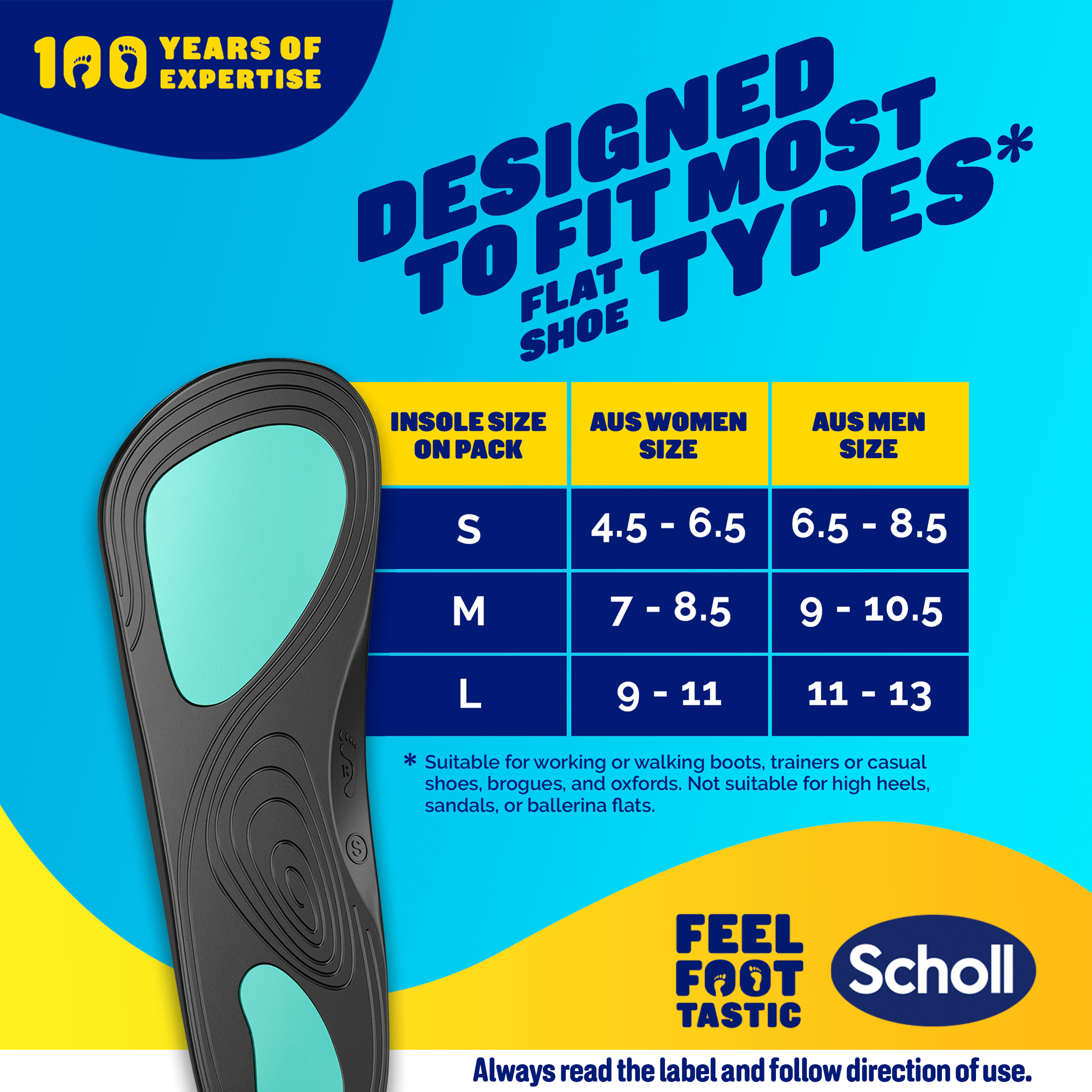 SCHOLL IN BALANCE BALL OF FOOT ARCH ORTHOTIC INSOLES L - Image 10