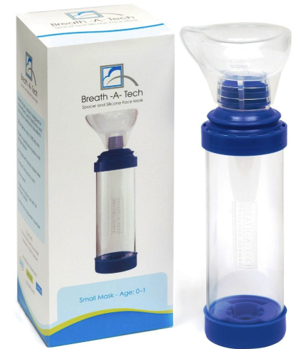 BREATH-A-TECH SPACER AND MASK SMALL