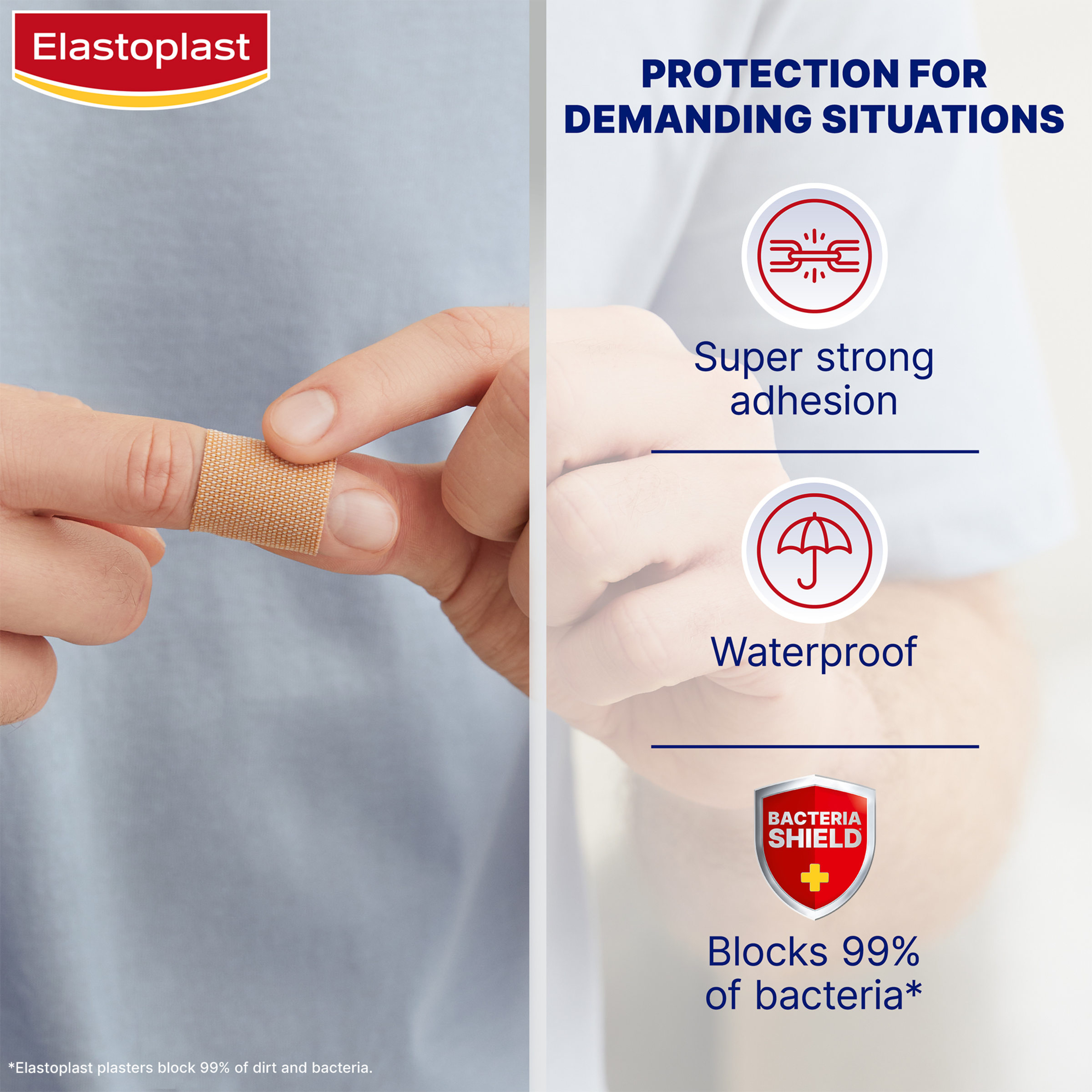 ELASTOPLAST HEAVY FABRIC WATERPROOF STRIPS 16 PACK - Image 4