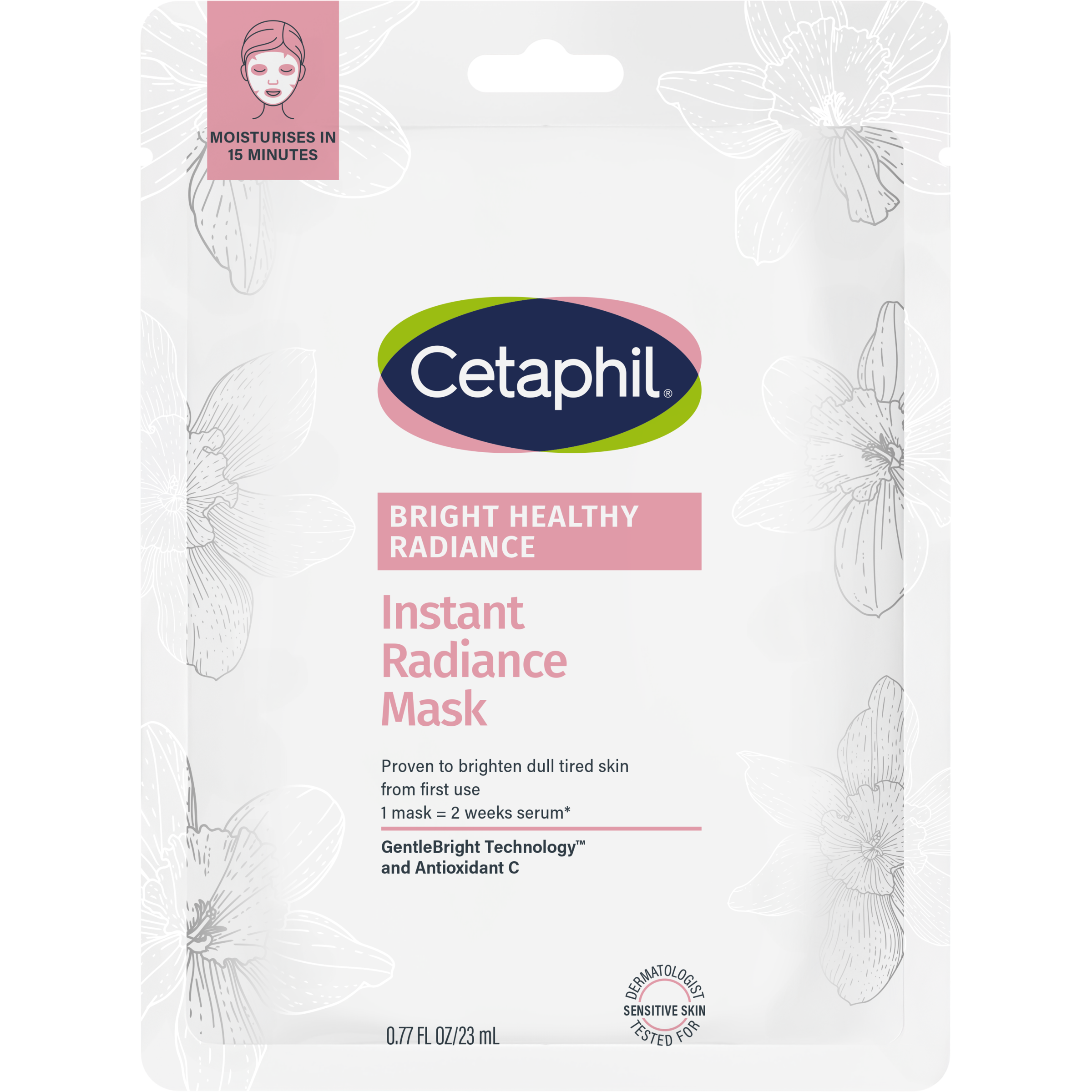 Cetaphil Bright Healthy Radiance Instant Sheet Mask 6 Pack - Image 2