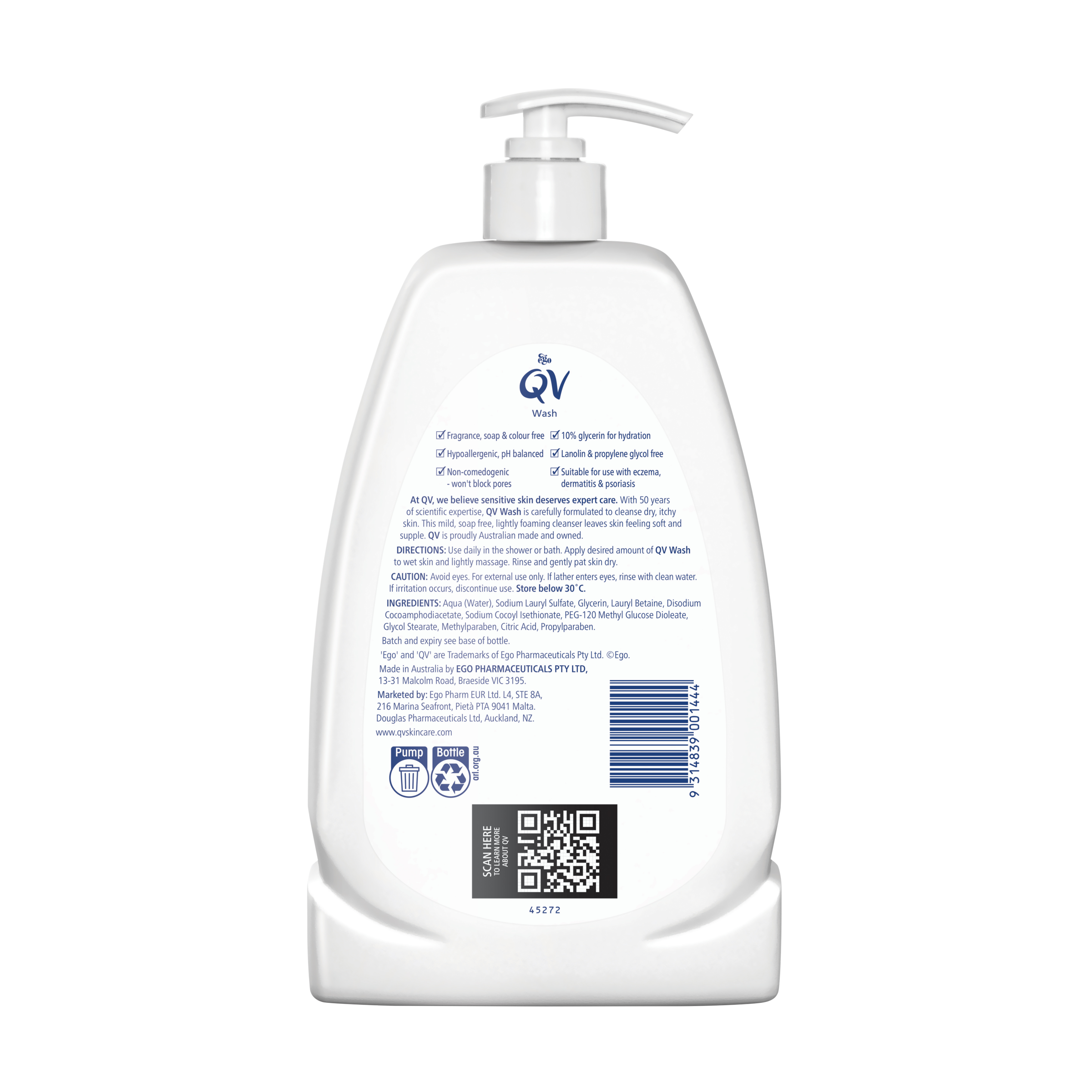 EGO QV WASH 1 LITRE - Image 2