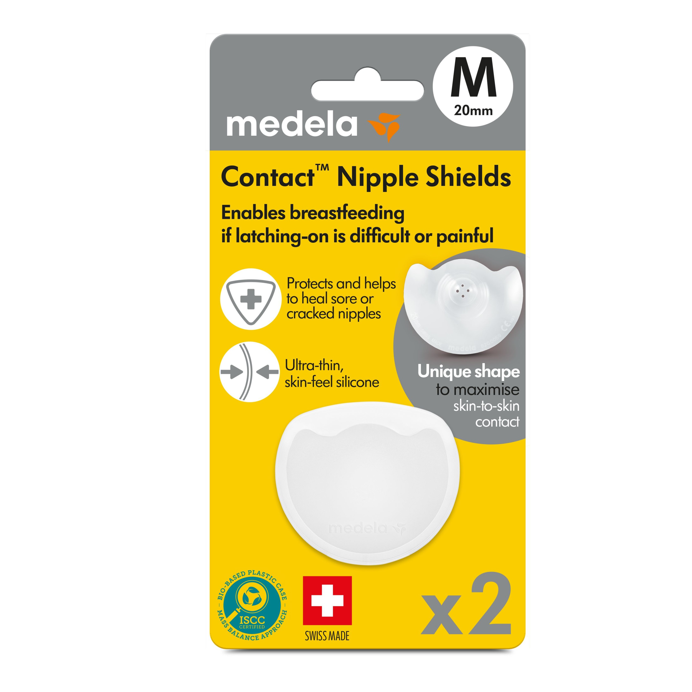 MEDELA CONTACT NIPPLE SHIELDS MEDIUM - Image 2