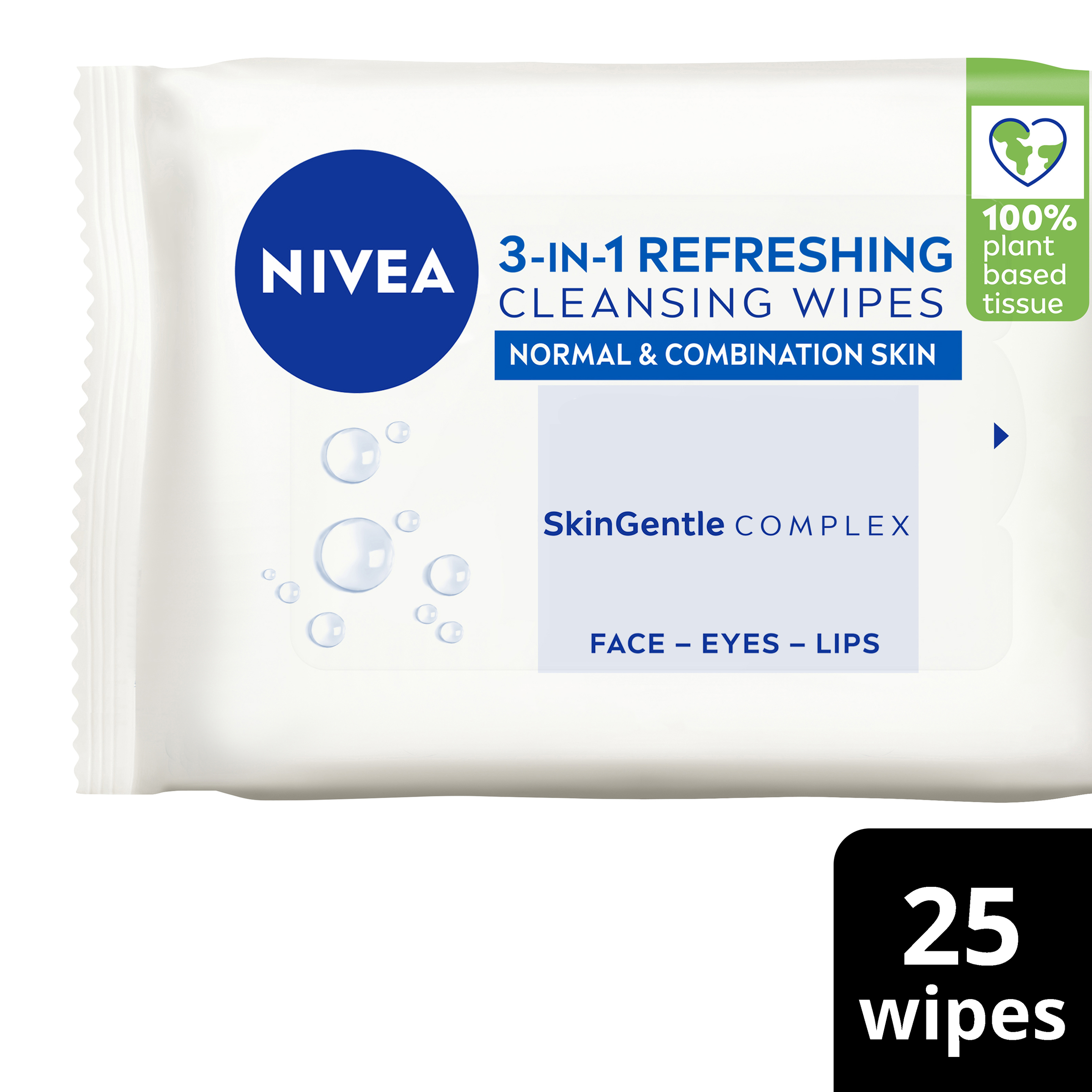 NIVEA 3 IN 1 REFRESHING WIPES 25 PACK - Image 11