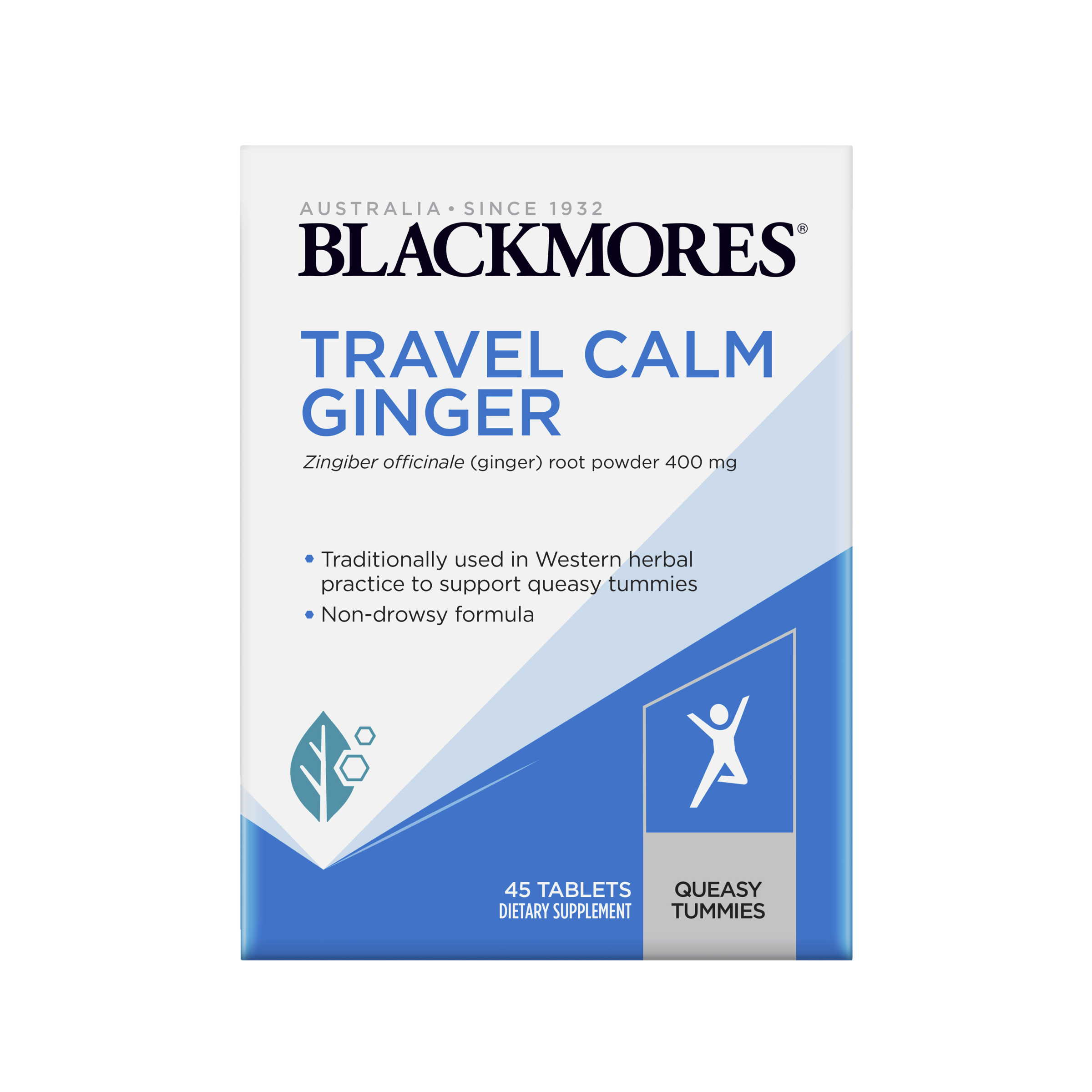 BLACKMORES TRAVEL CALM GINGER 45 TABLETS - Image 2