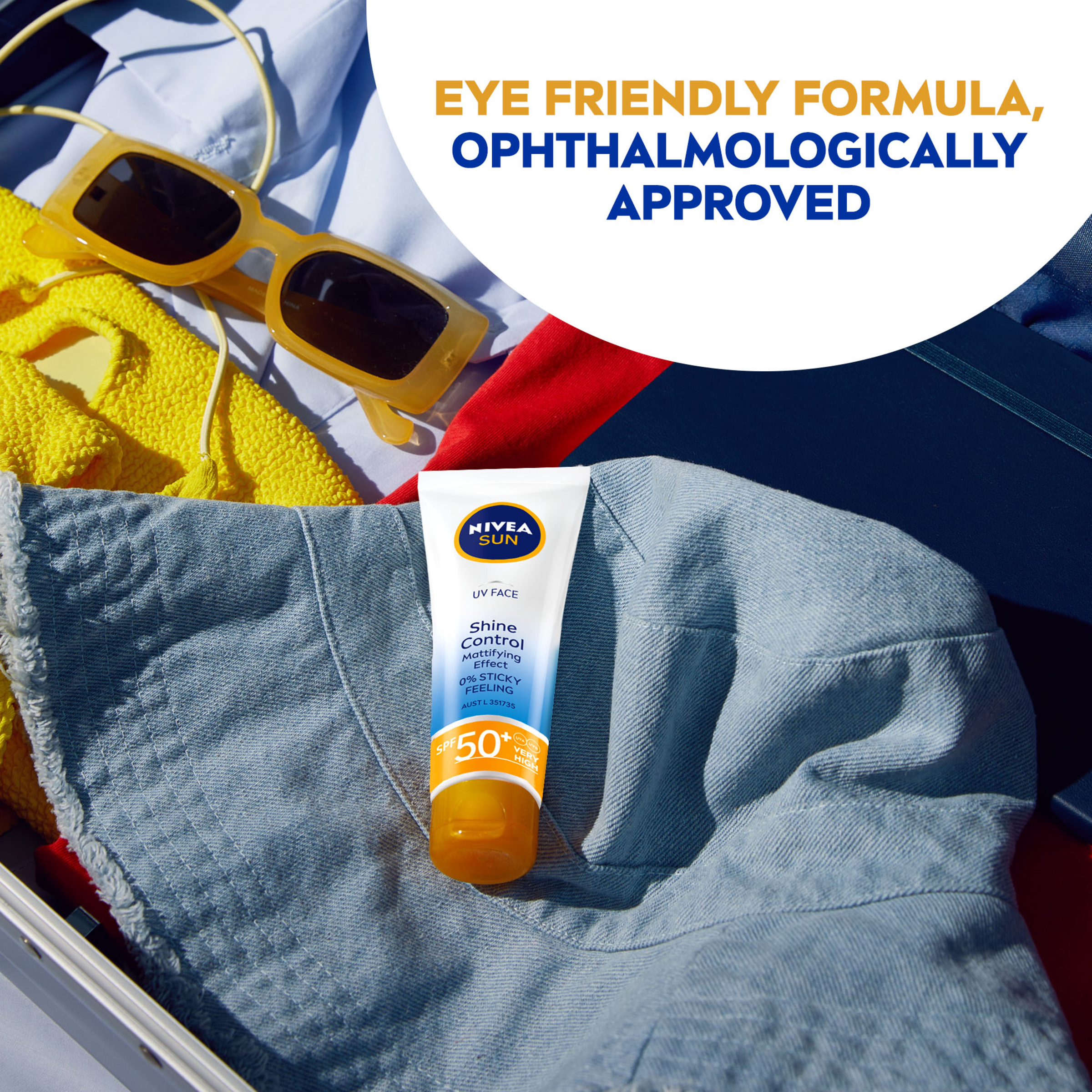 NIVEA UV FACE SHINE CONTROL SUNSCREEN CREAM SPF50+ 50ML - Image 7