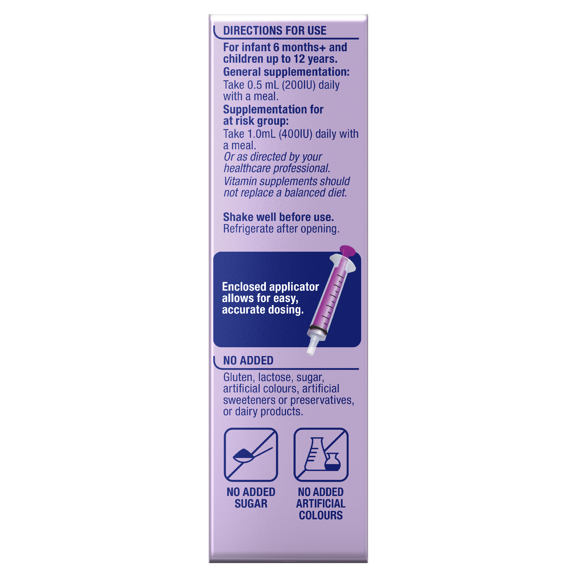 OSTELIN KIDS VITAMIN D3 LIQUID STRAWBERRY 20ML - Image 3