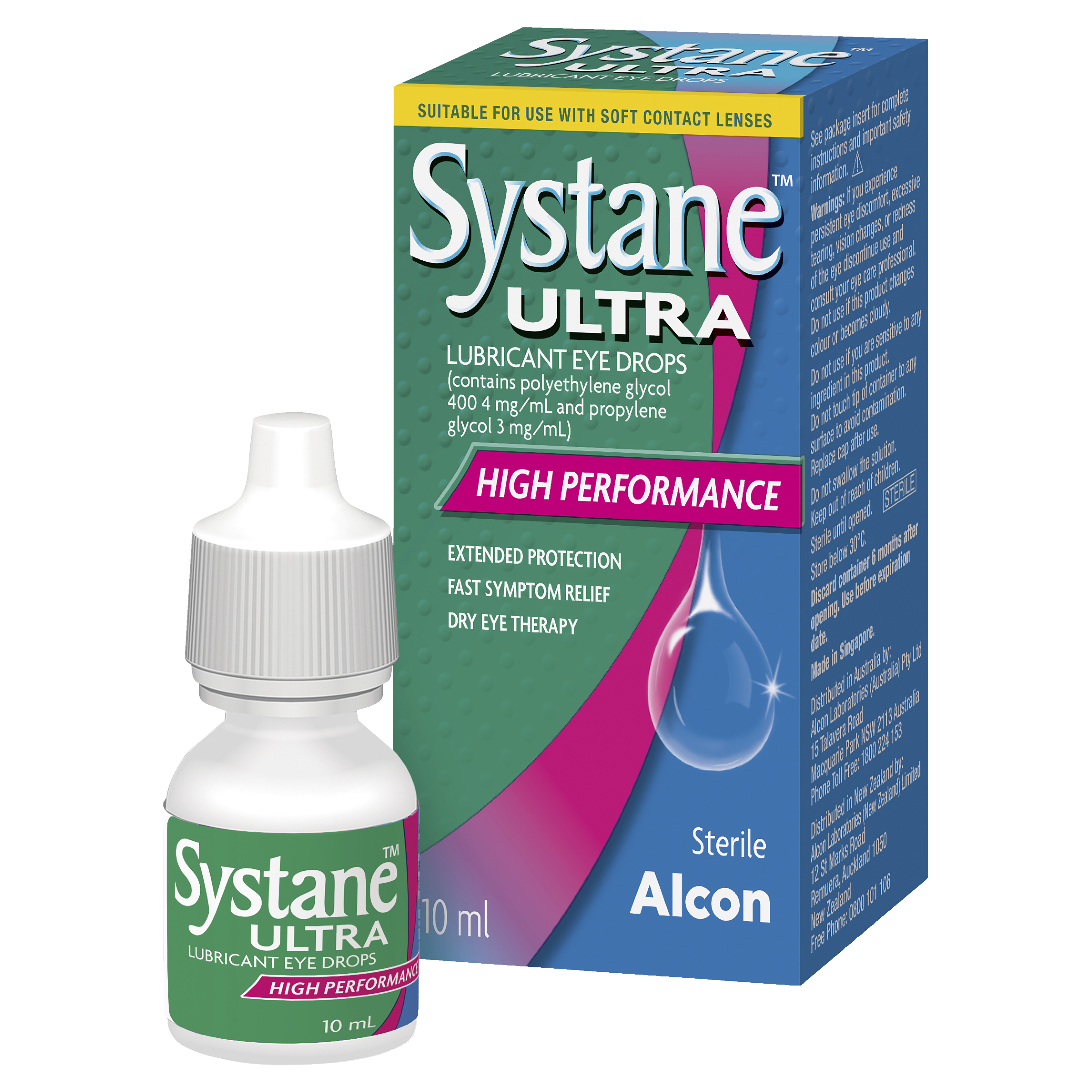 SYSTANE ULTRA LUBRICANT EYE DROPS 10ML - Image 5