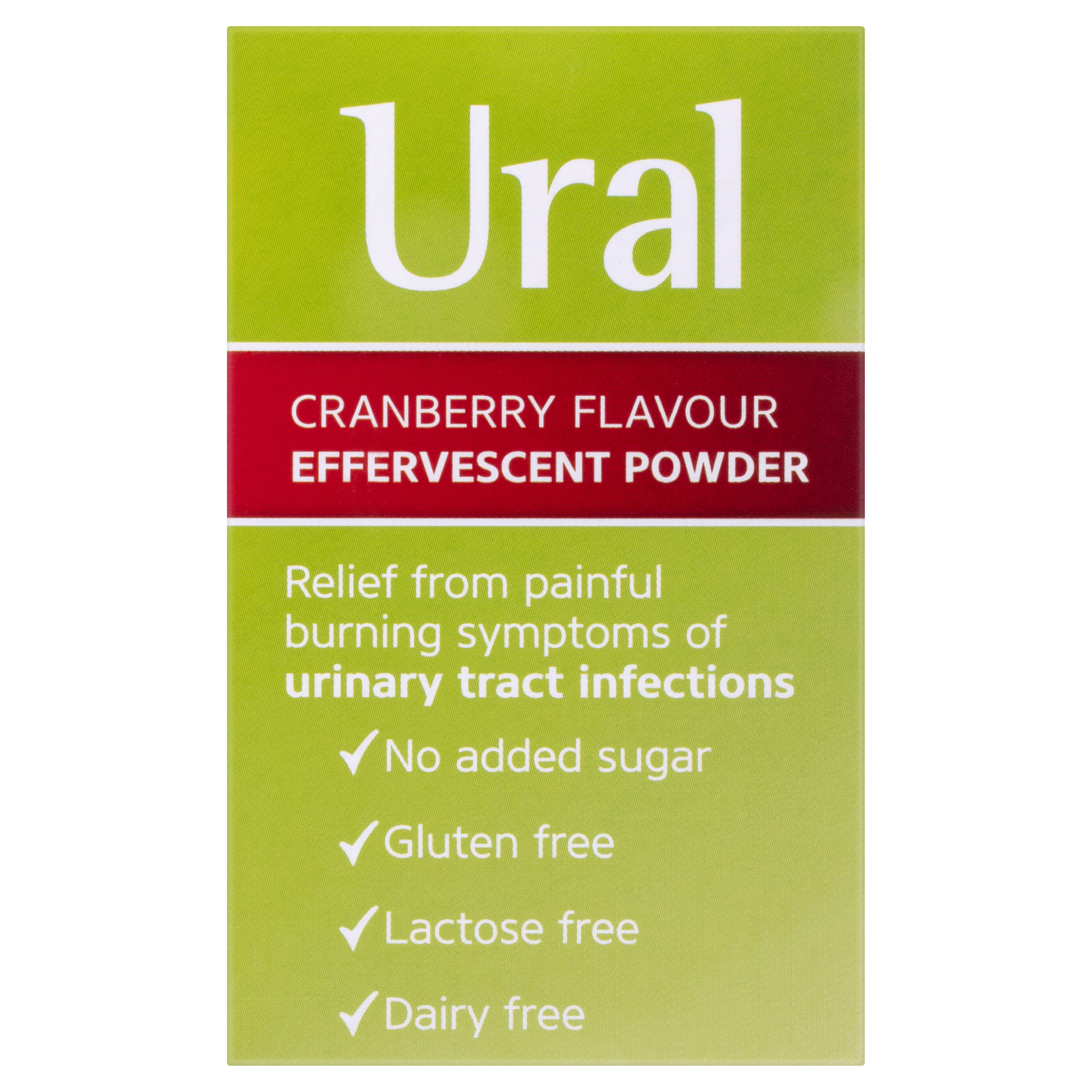 URAL EFFERVESCENT POWDER CRANBERRY SACHETS 28 PACK - Image 3