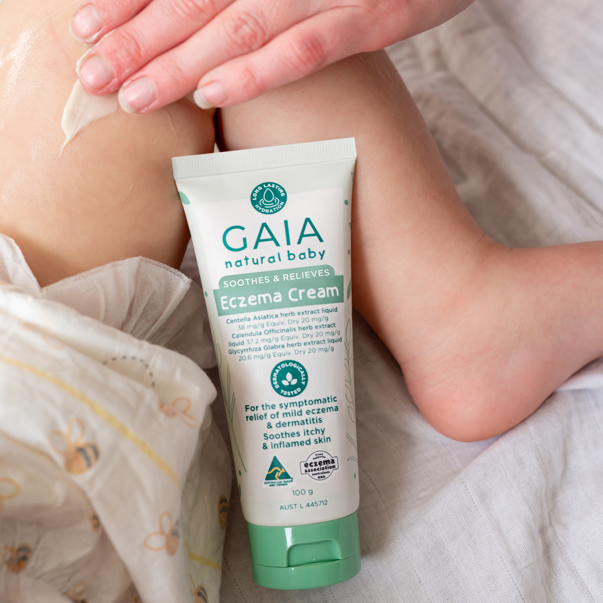 GAIA NATURAL BABY ECZEMA CREAM 100G - Image 3