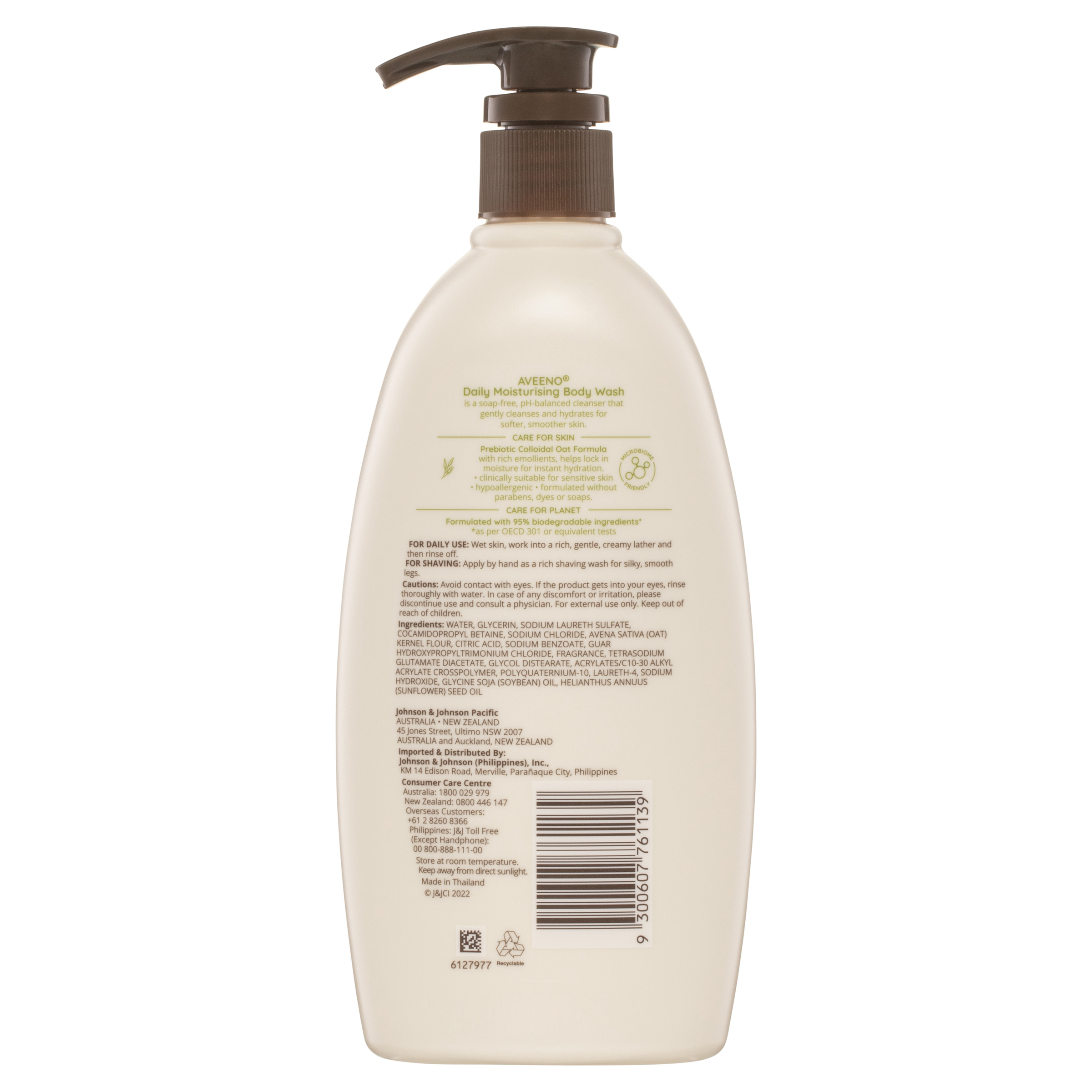 AVEENO DAILY MOISTURISING WASH 532ML - Image 2