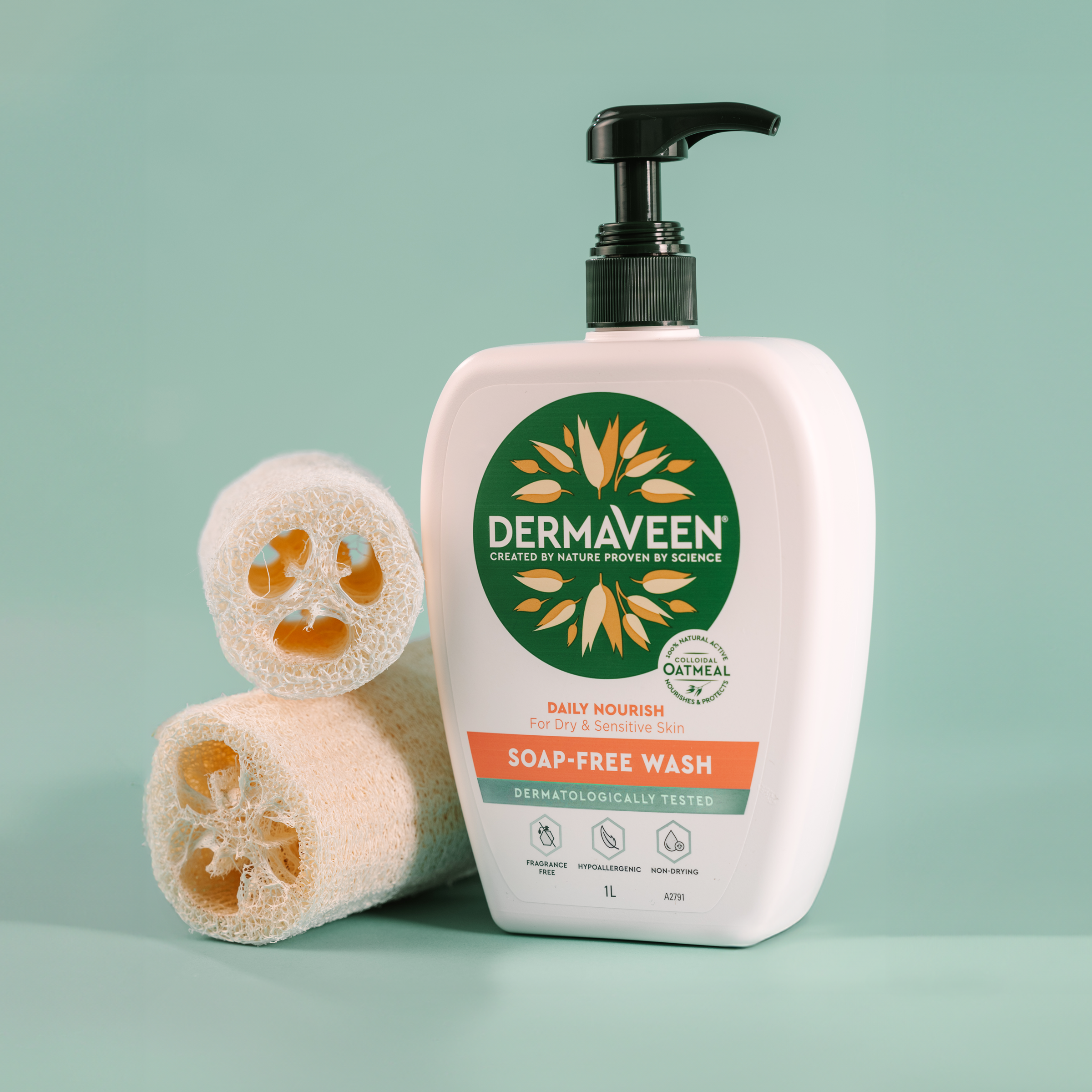 DERMAVEEN DAILY NOURISH WASH 1 LITRE - Image 5