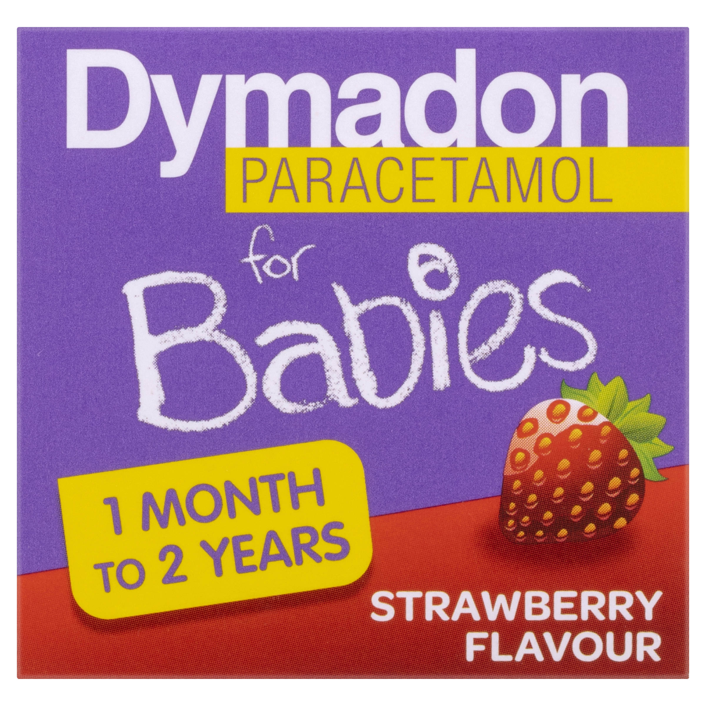 DYMADON FOR BABIES STRAWBERRY 1 MONTH-2 YEARS SUSPENSION 60ML - Image 5