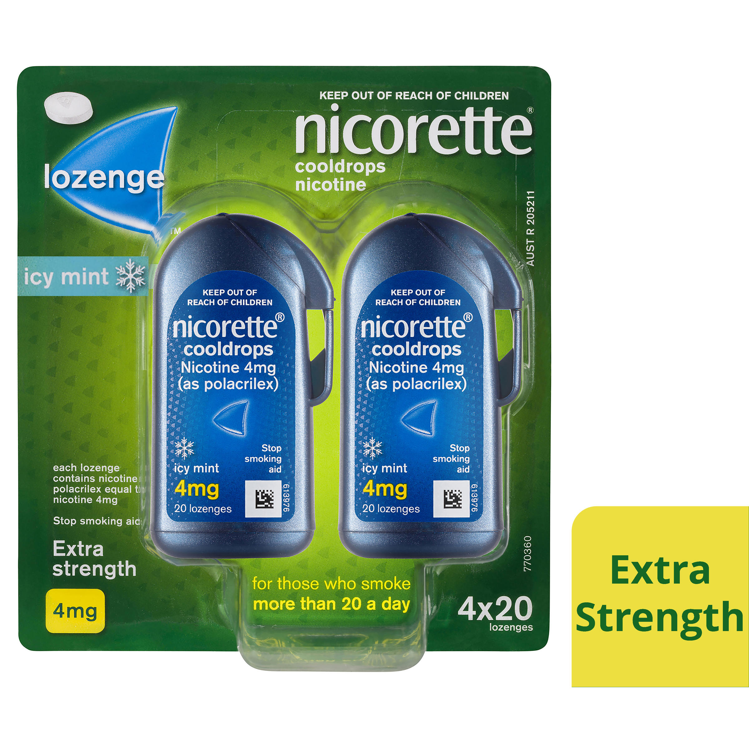 NICORETTE COOL DROPS 4MG 80 LOZENGES - Image 3