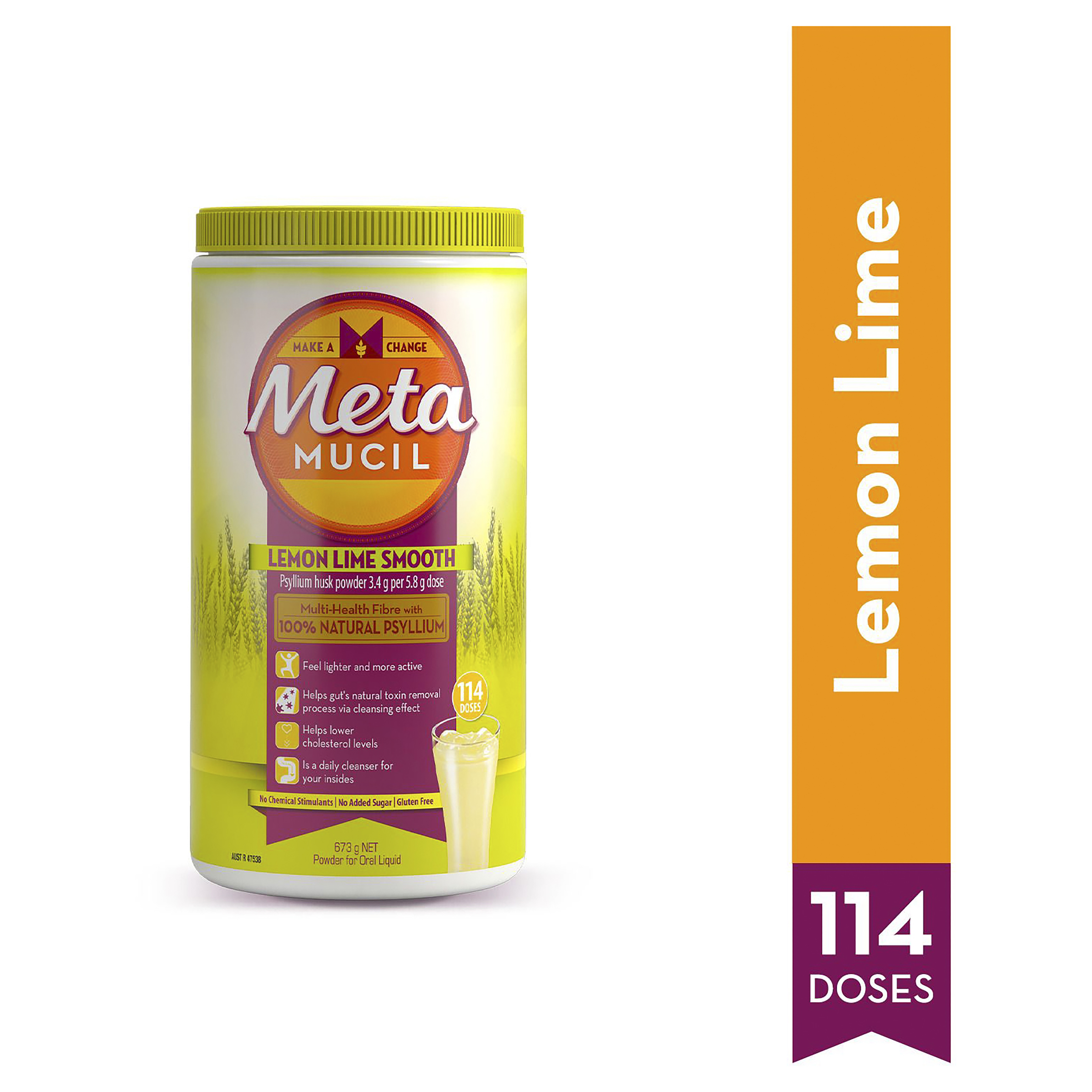 METAMUCIL LEMON LIME SMOOTH 673G 114 DOSES - Image 8