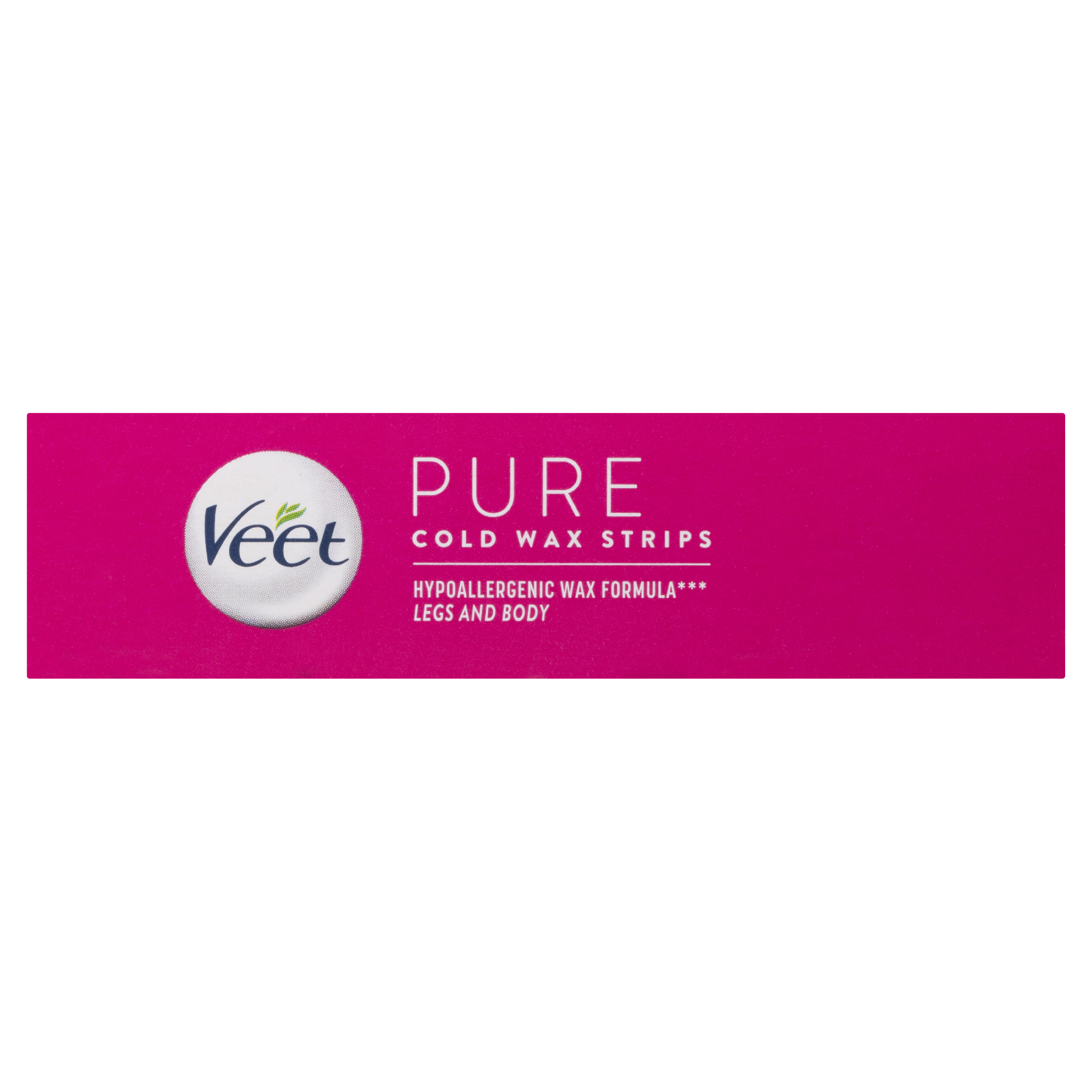 VEET PURE COLD WAX STRIPS LEGS & BODY SENSITIVE SKIN 20 PACK - Image 3