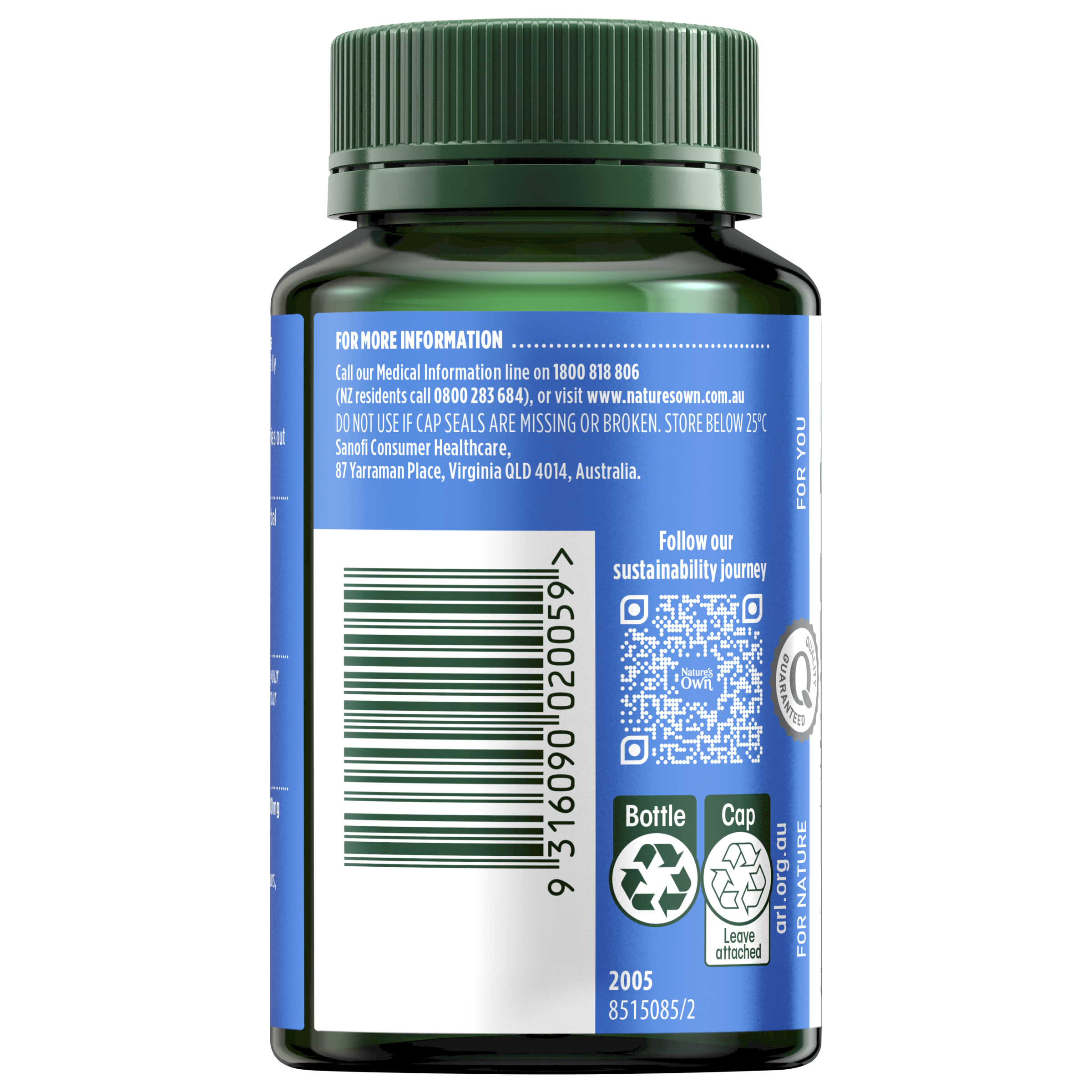 NATURES OWN HIGH STRENGTH MILK THISTLE 35000MG 60 CAPSULES - Image 4