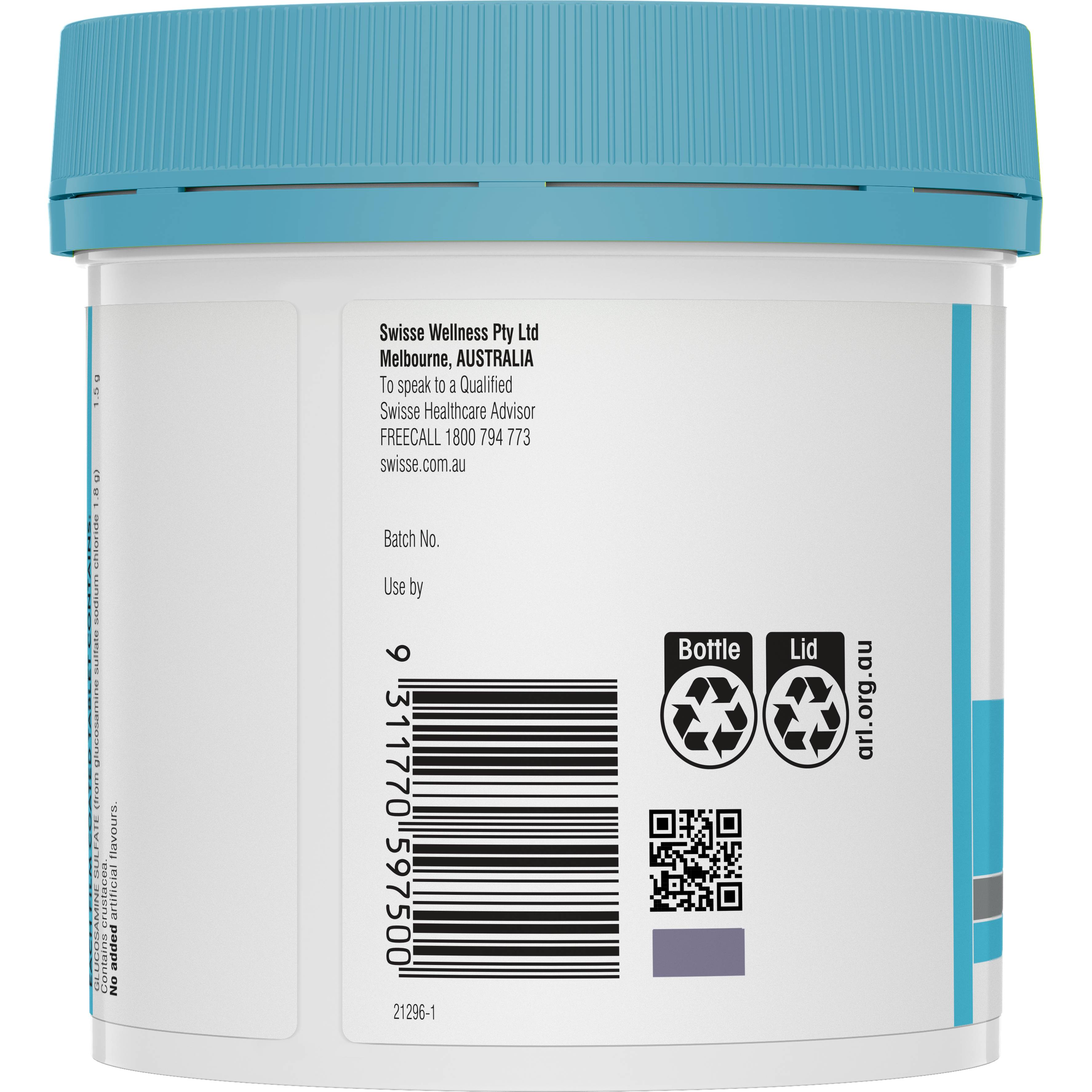 SWISSE ULTIBOOST GLUCOSAMINE SULFATE 180 TABLETS - Image 4