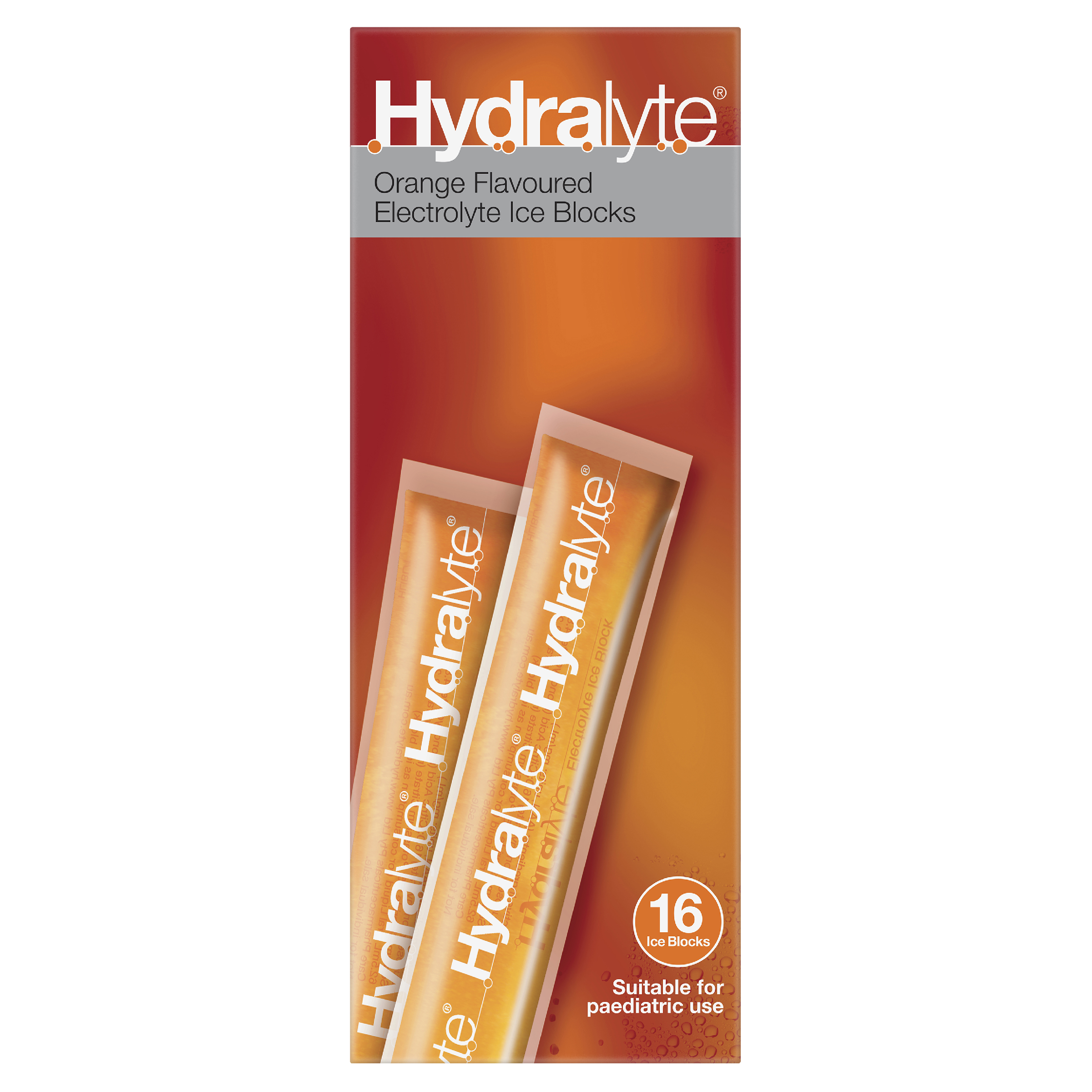 HYDRALYTE ICE BLOCKS ORANGE 16 PACK - Image 9