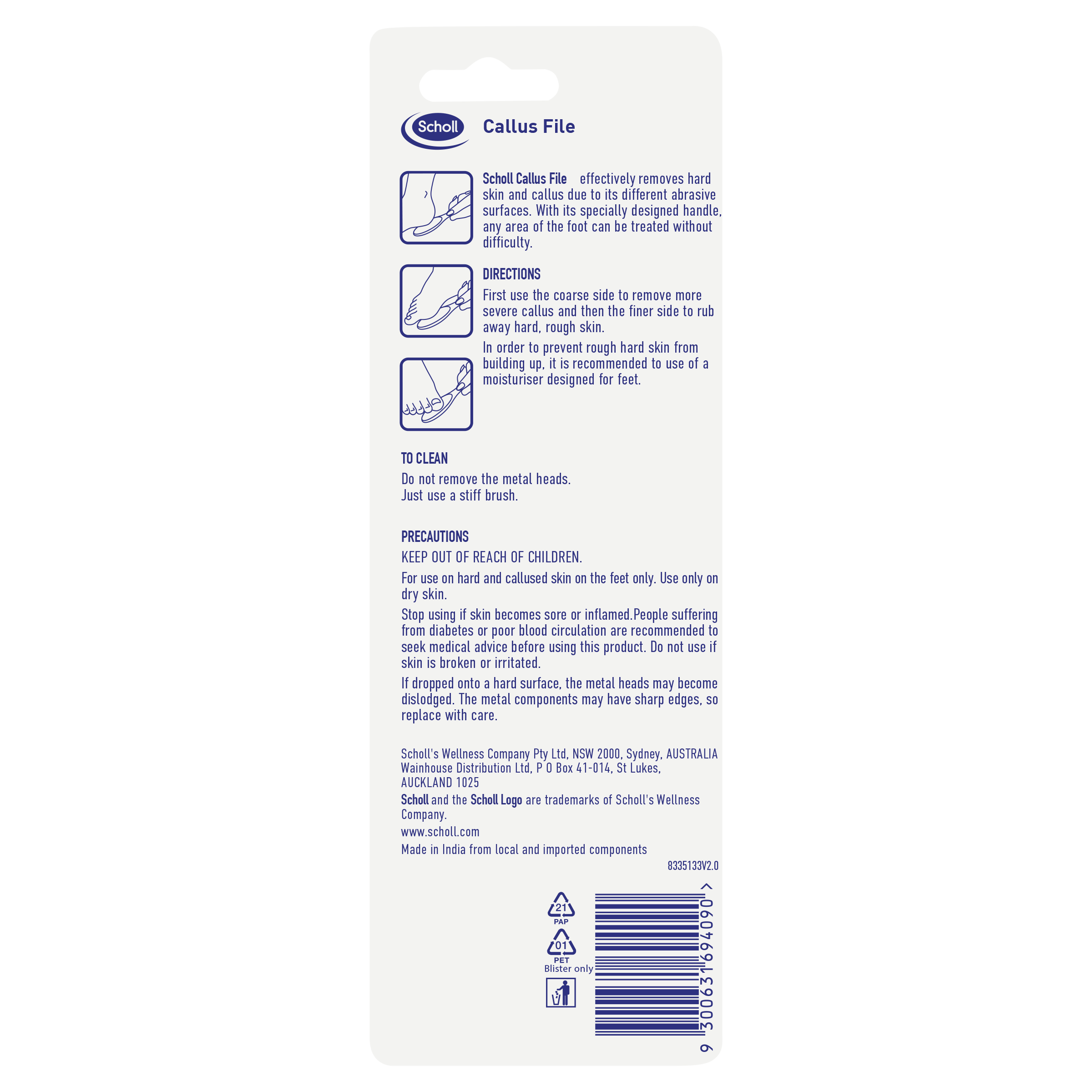 SCHOLL CORN & CALLUS FILE - Image 2