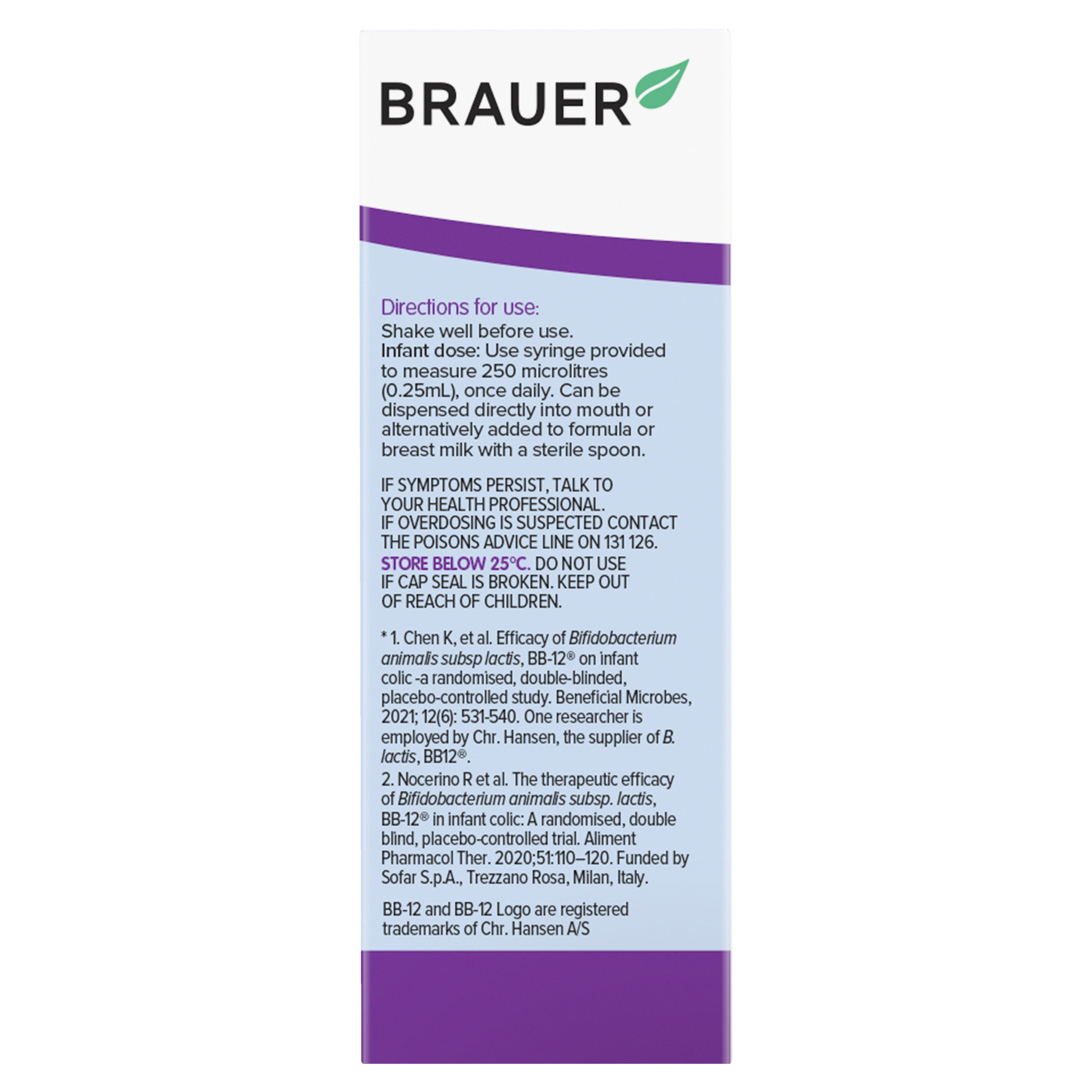BRAUER COLICEZE PROBIOTIC DROPS FOR INFANTS 7.5ML - Image 4