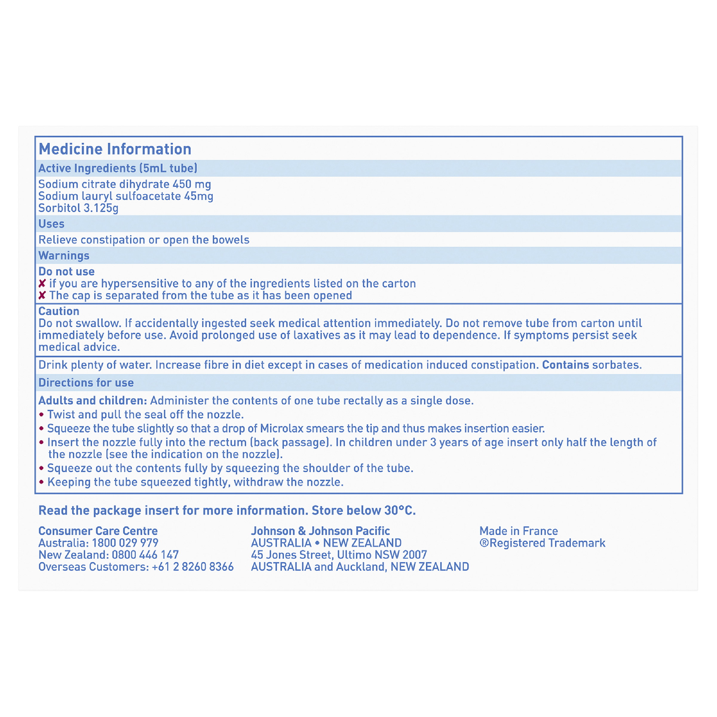 MICROLAX ENEMA 5ML 12 PACK - Image 2
