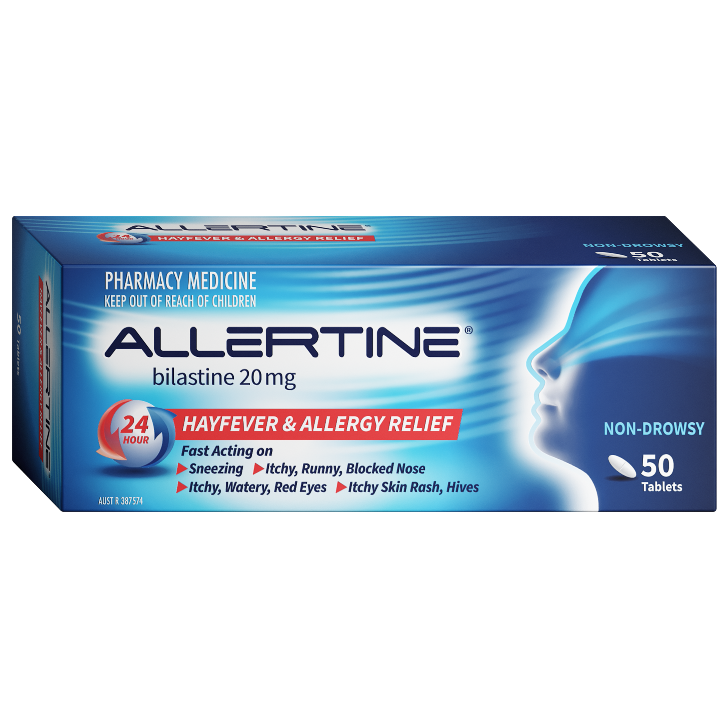 Allertine 20mg 50 Tablets