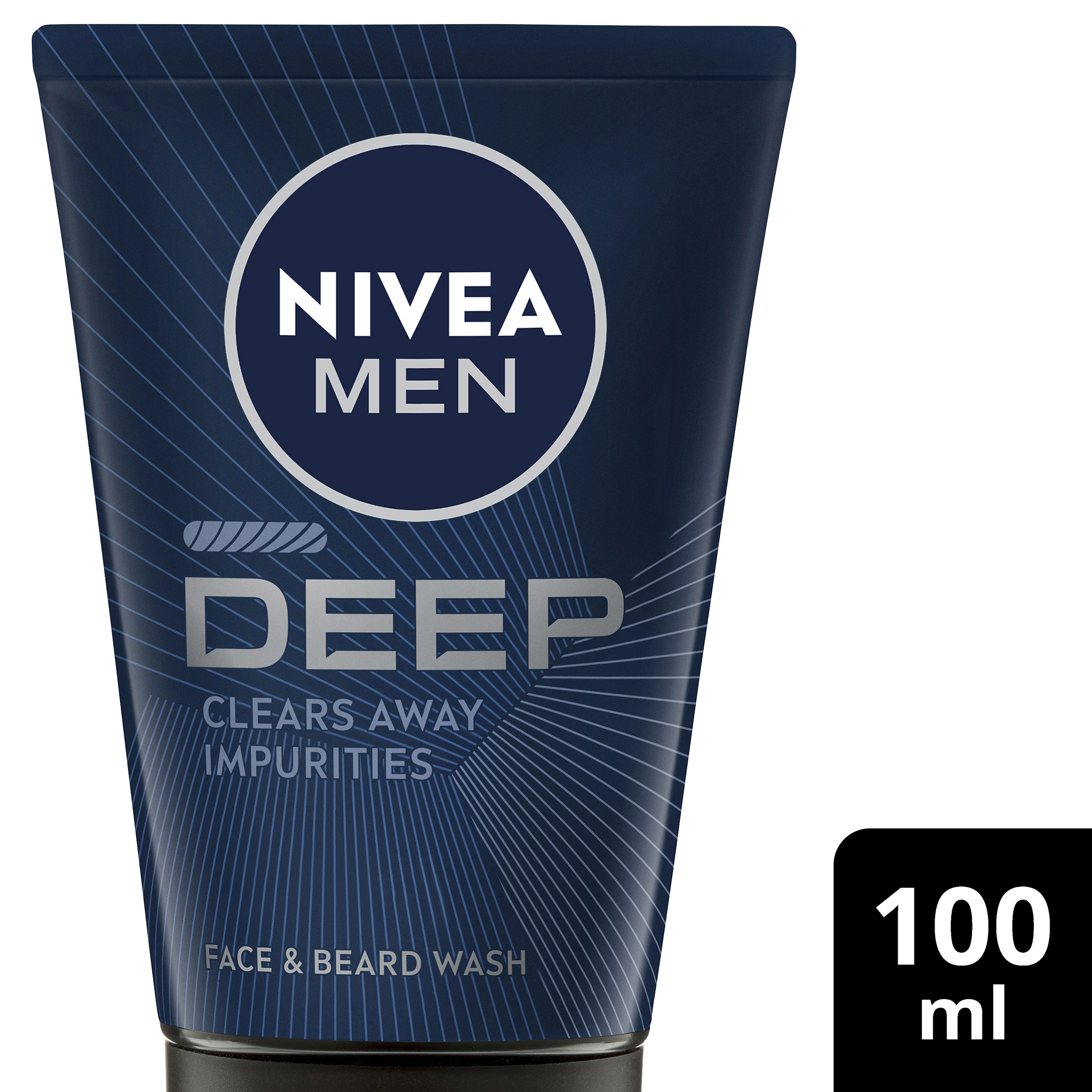 NIVEA MEN DEEP FACE & BEARD WASH 100ML - Image 8