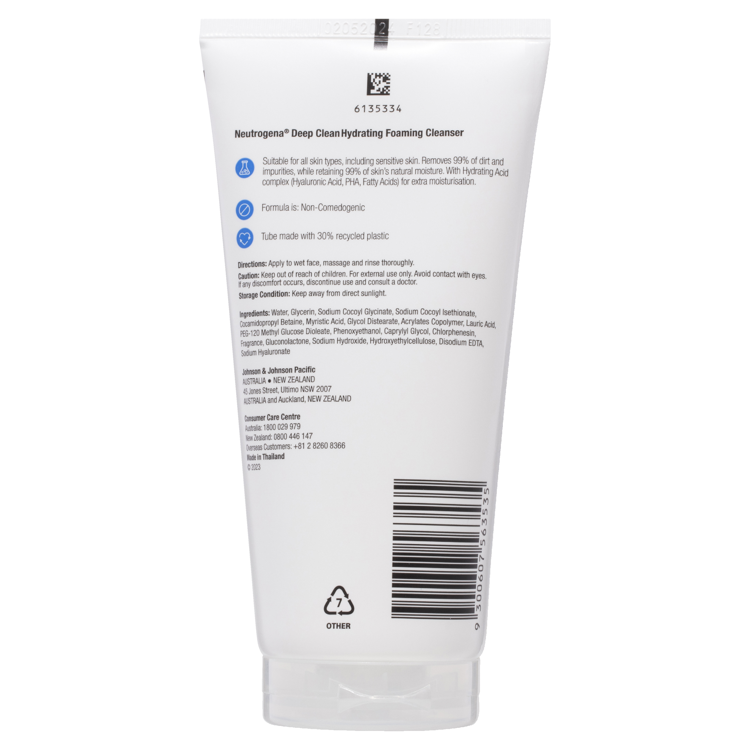 NEUTROGENA DEEP CLEAN HYDRATING FOAMING CLEANSER 150G - Image 2