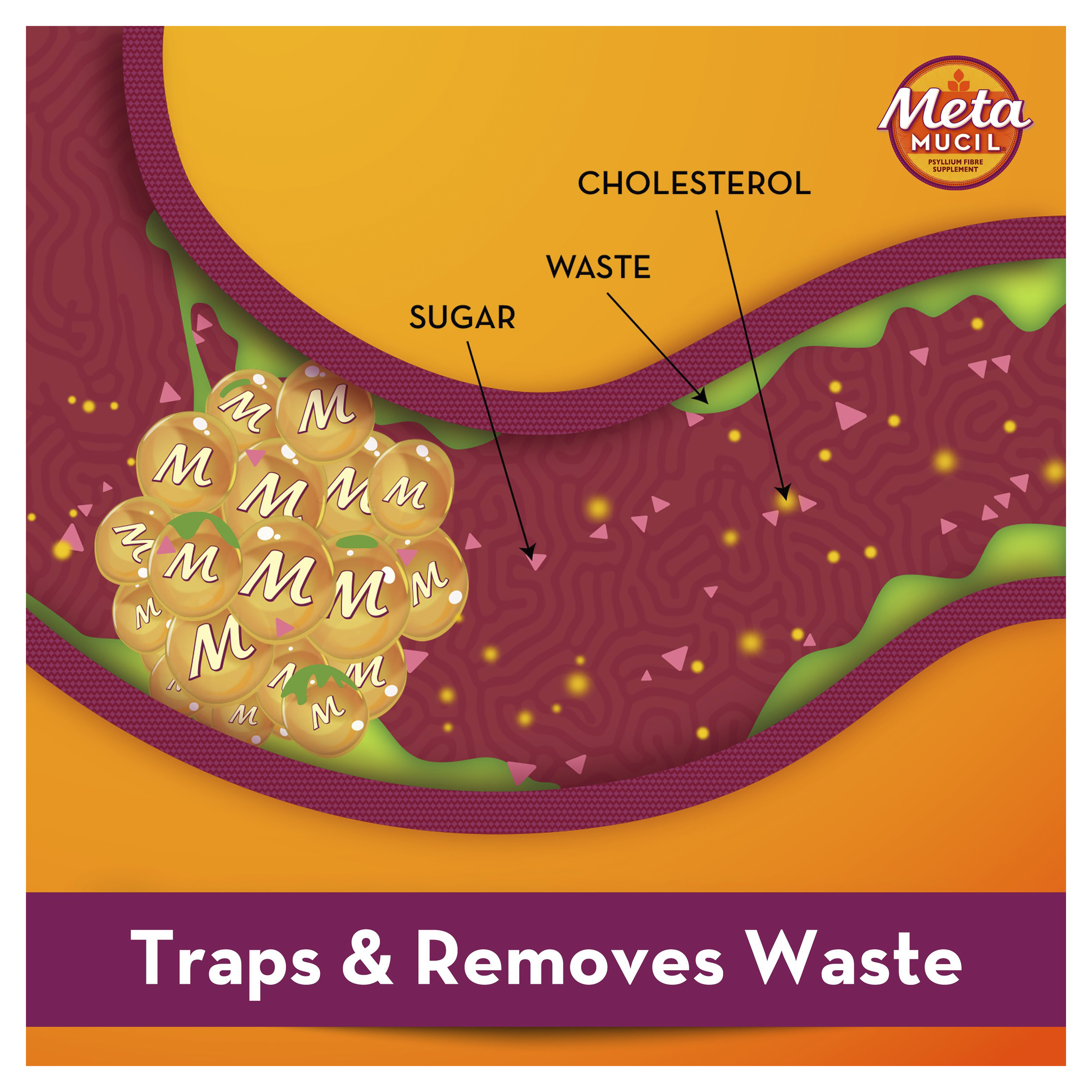 METAMUCIL ORANGE SMOOTH 5.9G SACHETS 30 PACK - Image 9