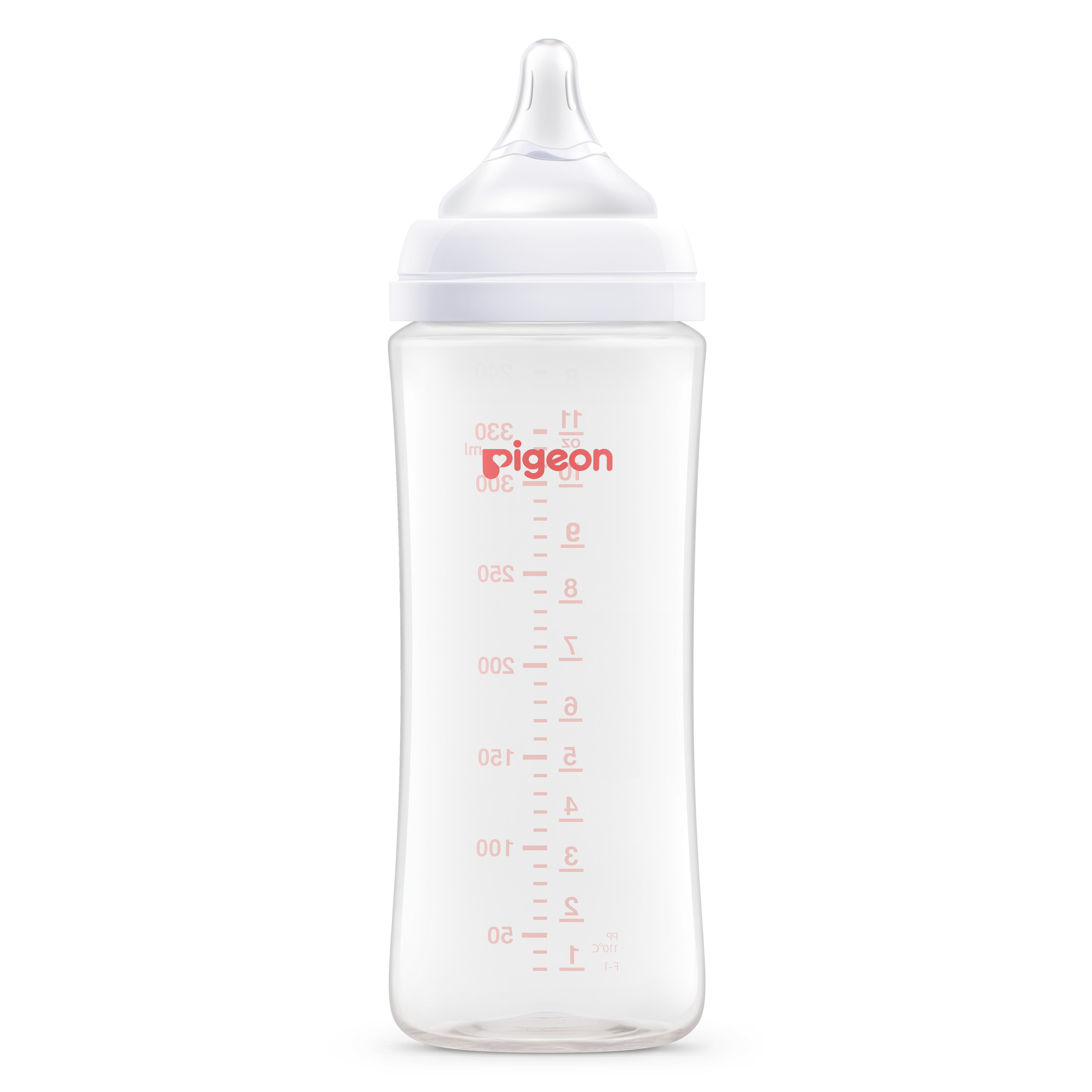 PIGEON BOTTLE SOFT TOUCH WIDE NECK 6+ MONTHS 330ML - Image 3