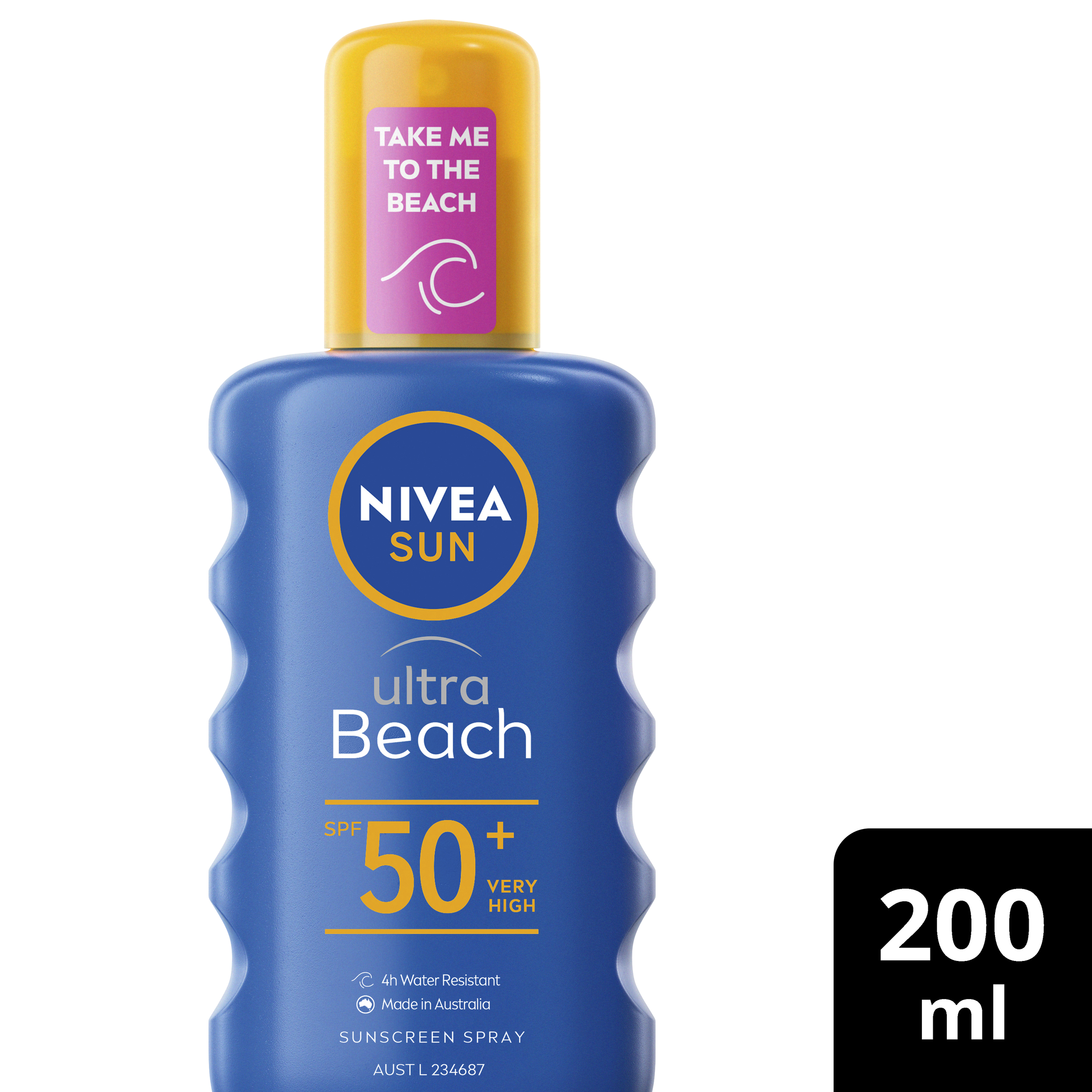NIVEA ULTRA BEACH SUNSCREEN SPRAY SPF50+ 200ML - Image 8