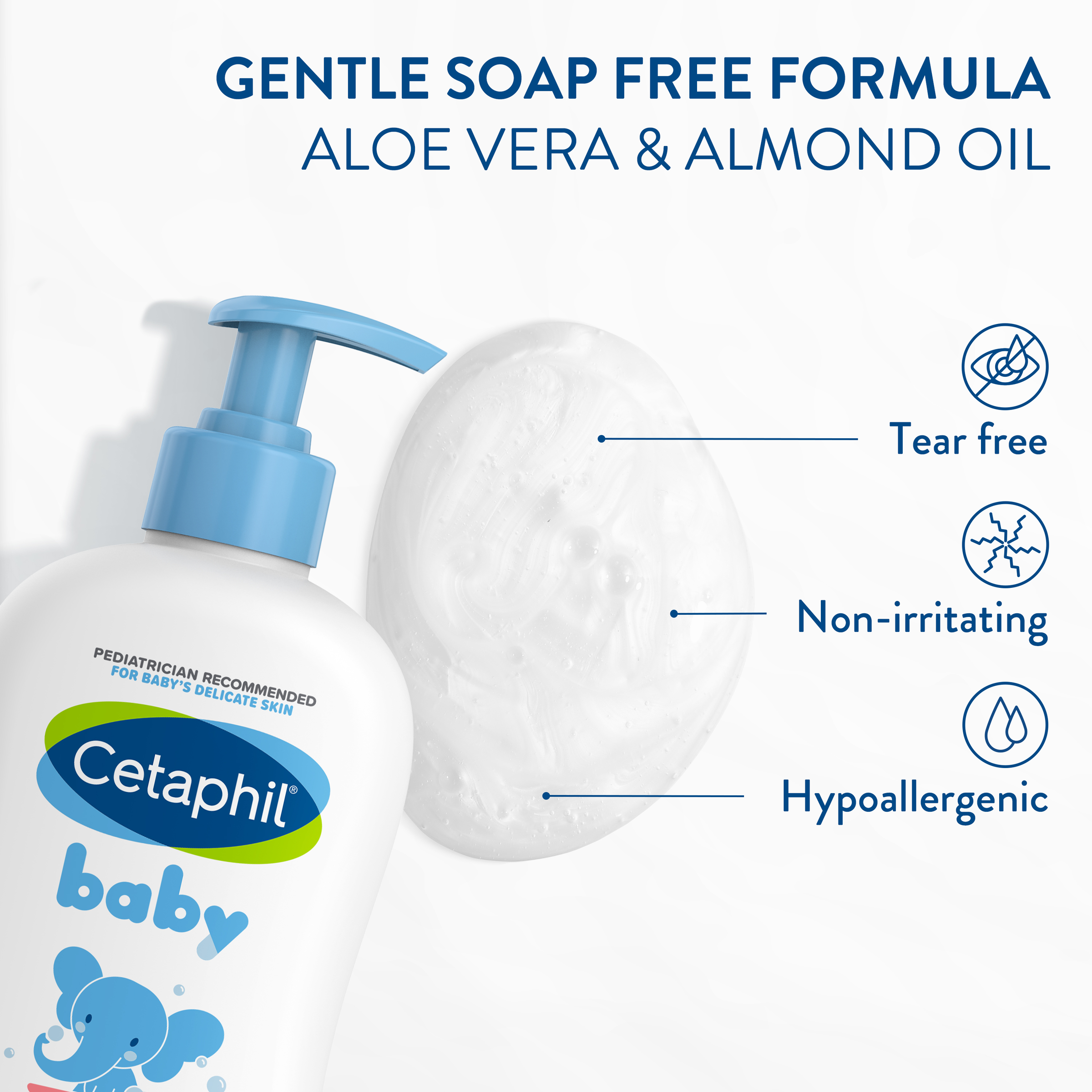 CETAPHIL BABY MOIST BATH WASH 400ML - Image 5