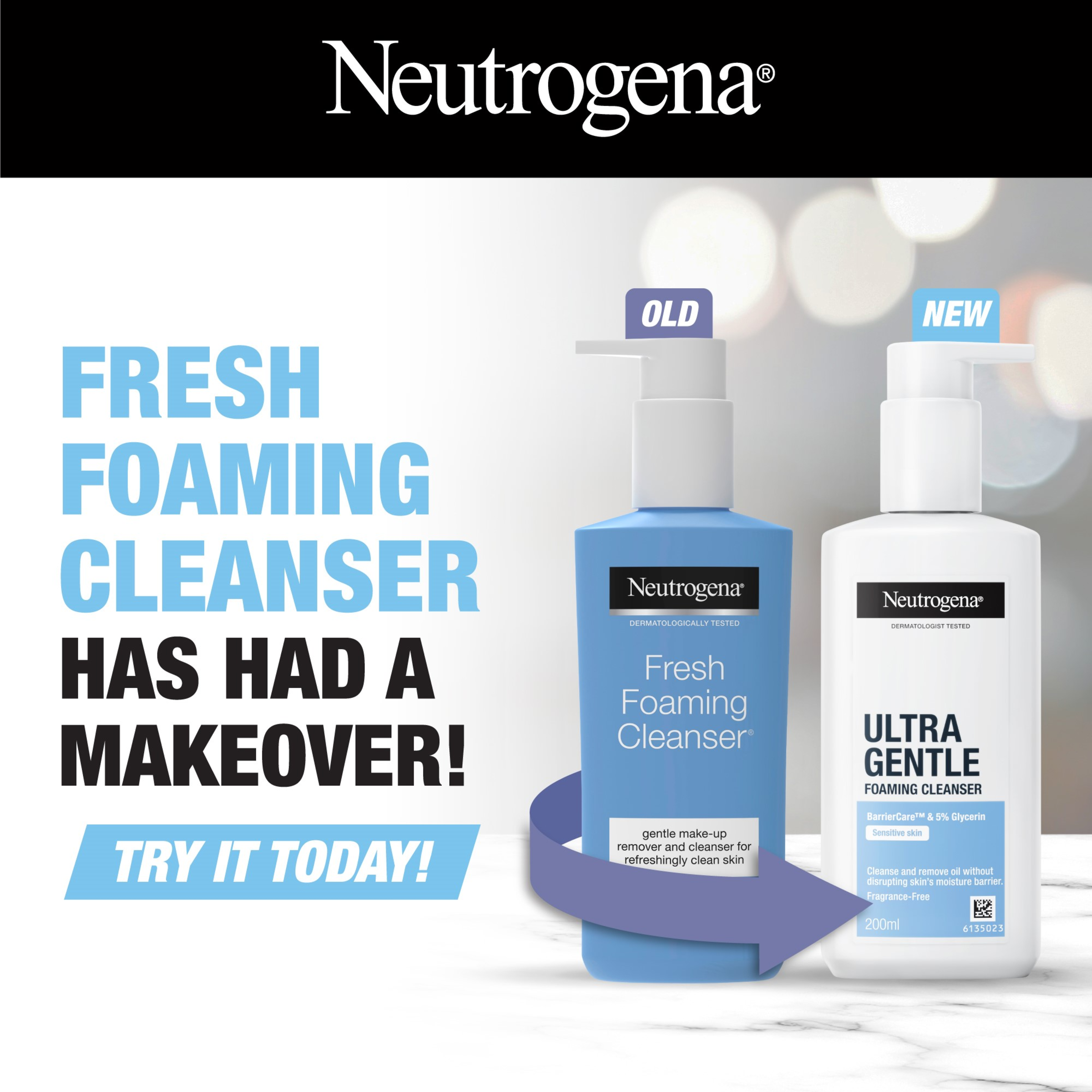 NEUTROGENA ULTRA GENTLE FOAMING CLEANSER 200ML - Image 4