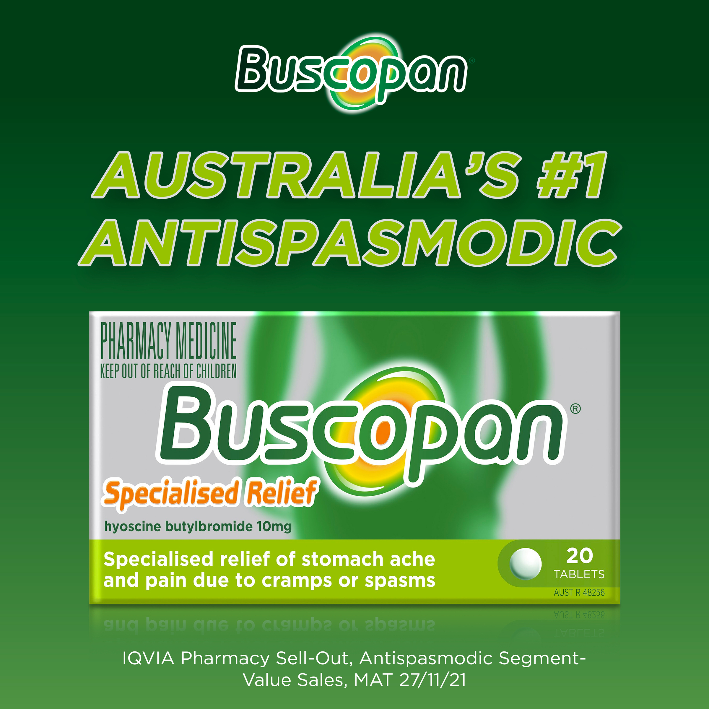 BUSCOPAN 10MG 20 TABLETS - Image 5