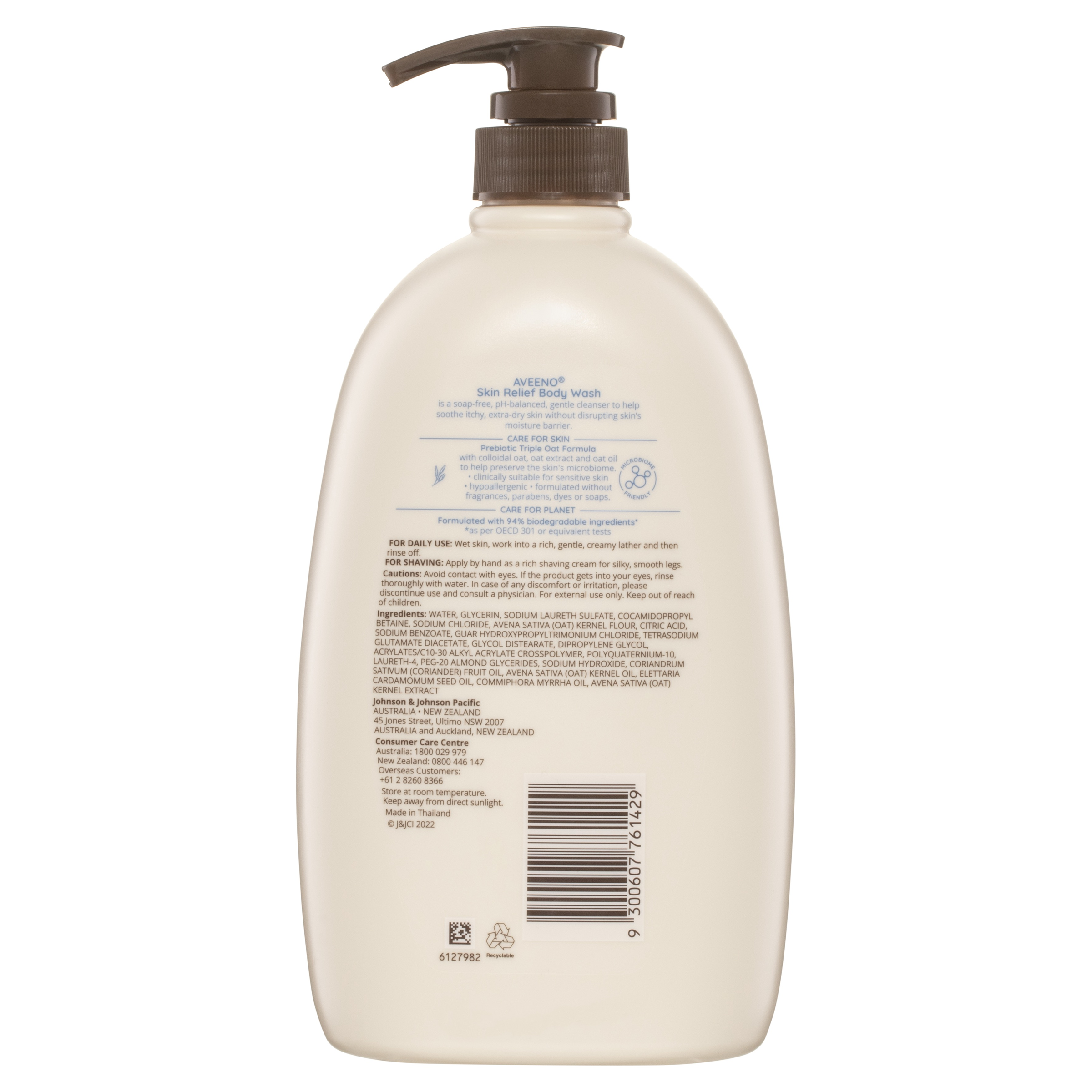 AVEENO SKIN RELIEF MOISTURISING WASH 1 LITRE - Image 2