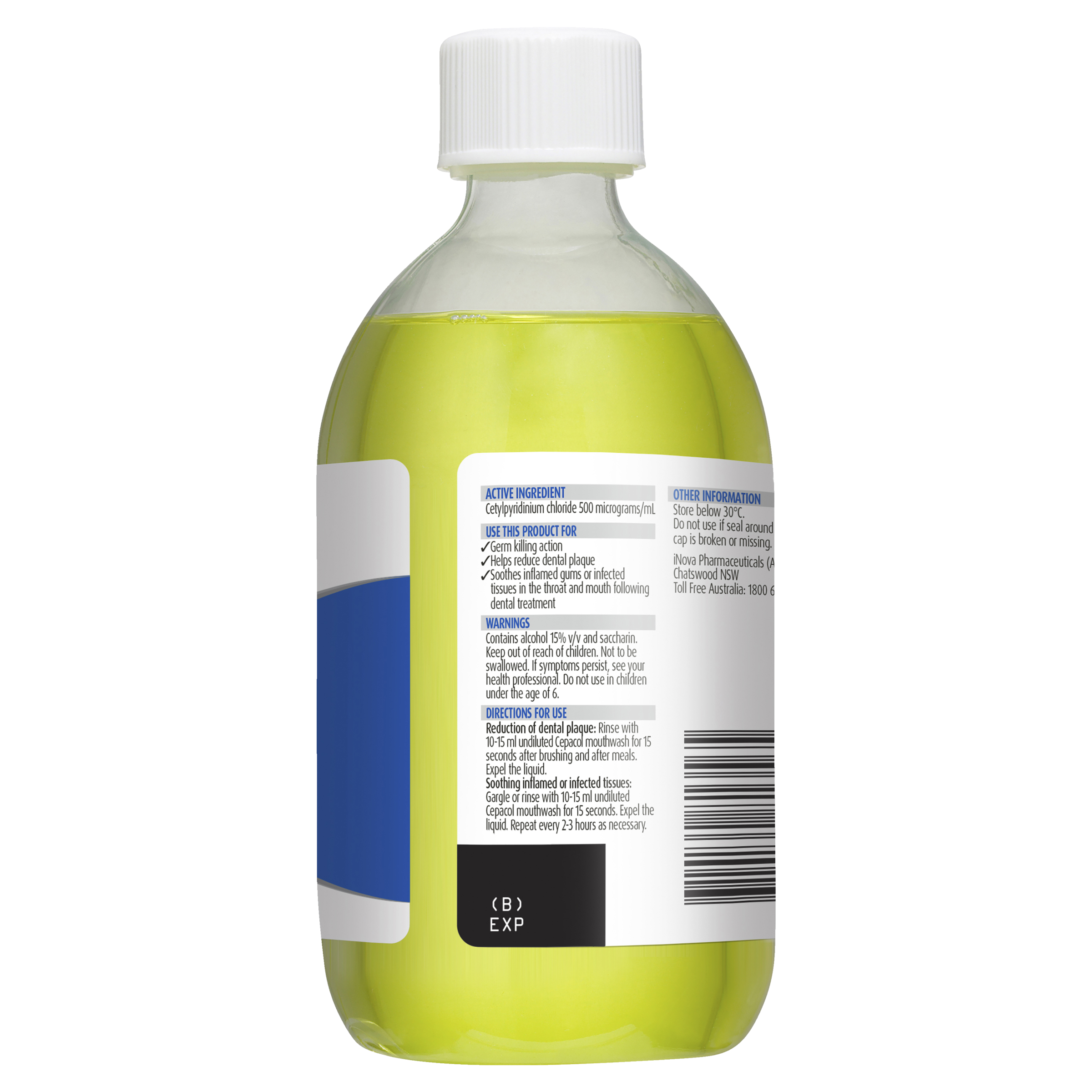 CEPACOL ANTIBACTERIAL ORAL SOLUTION  500ML - Image 3