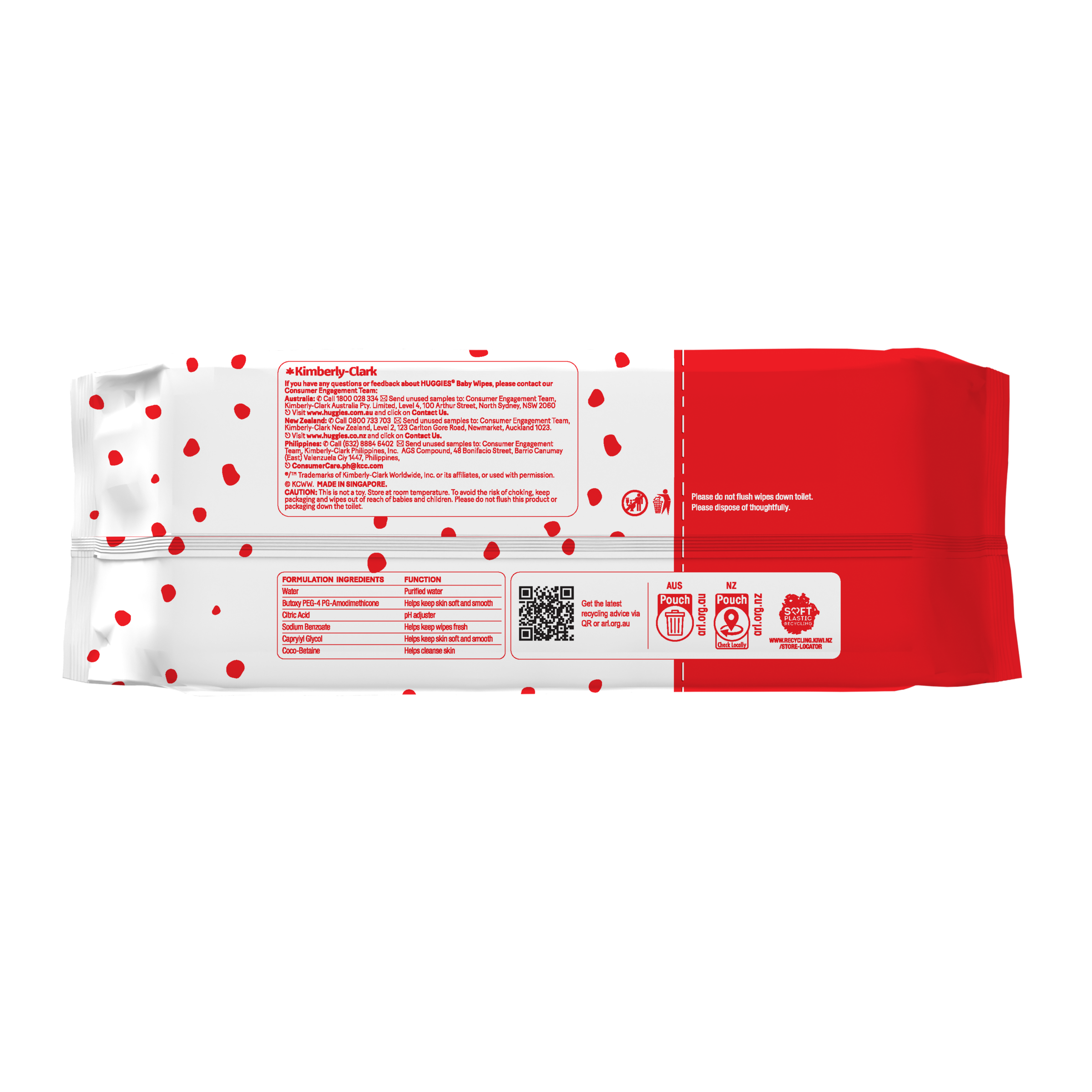 HUGGIES ESSENTIAL CLEAN BABY WIPES 80 PACK - Image 6