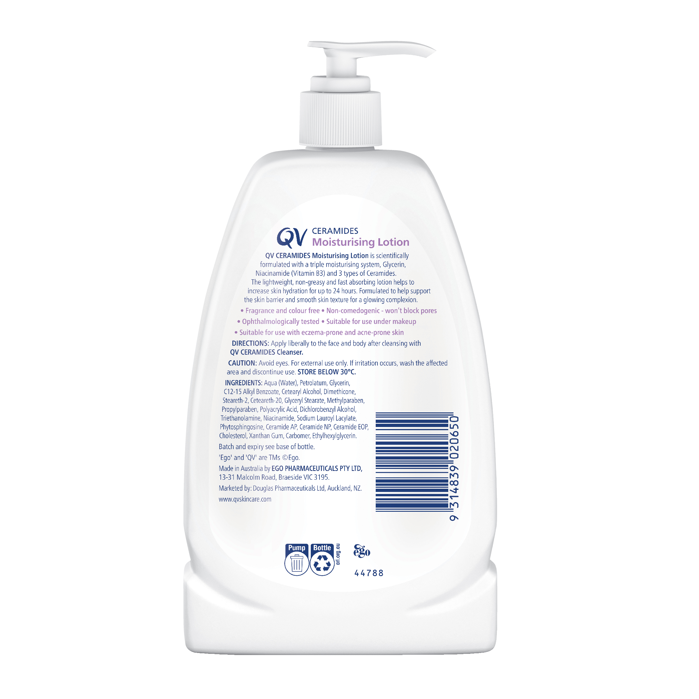 EGO QV CERAMIDES LOTION 350G - Image 2