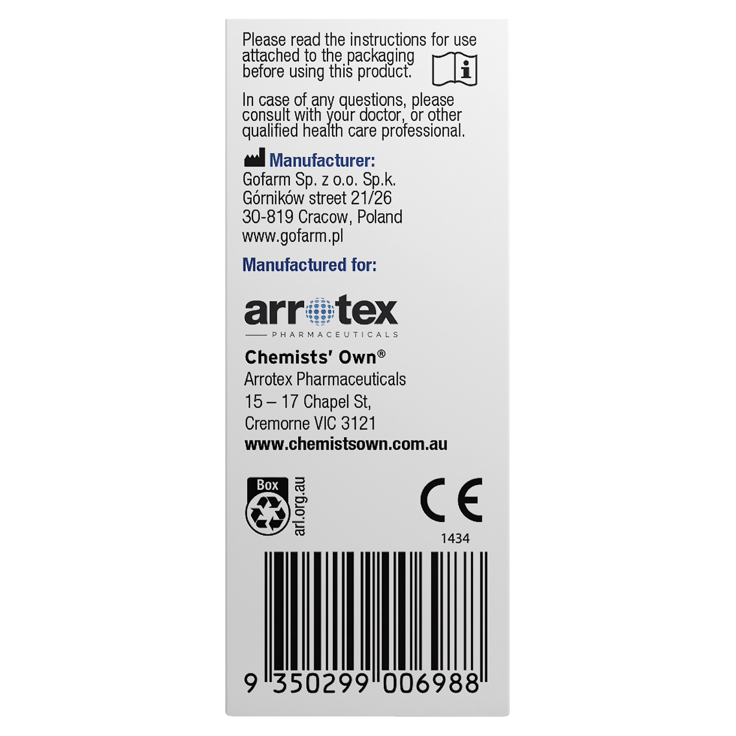 CHEMISTS OWN EAR WAX REMOVAL DROPS 12ML - Image 3