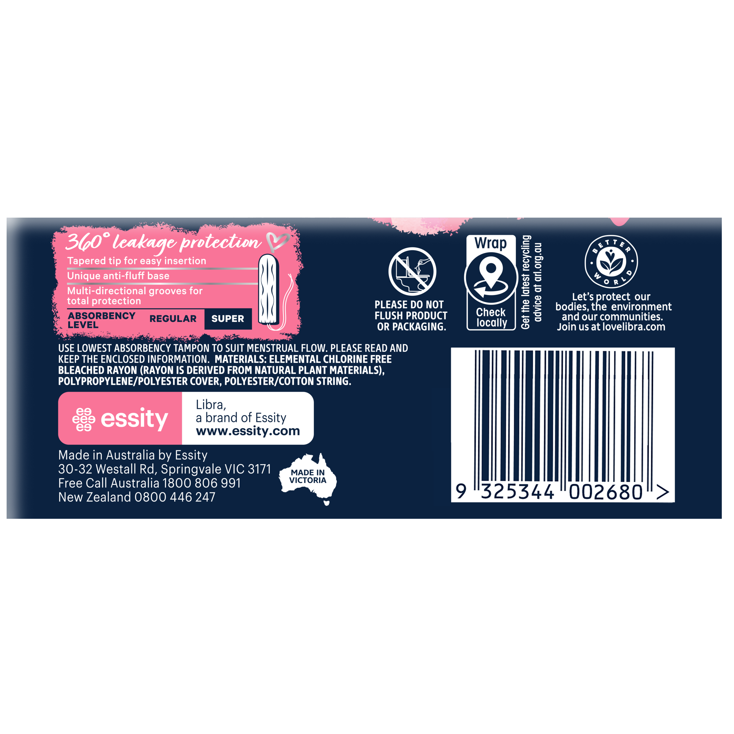 LIBRA TAMPONS BODYFIT SUPER 16 PACK - Image 4