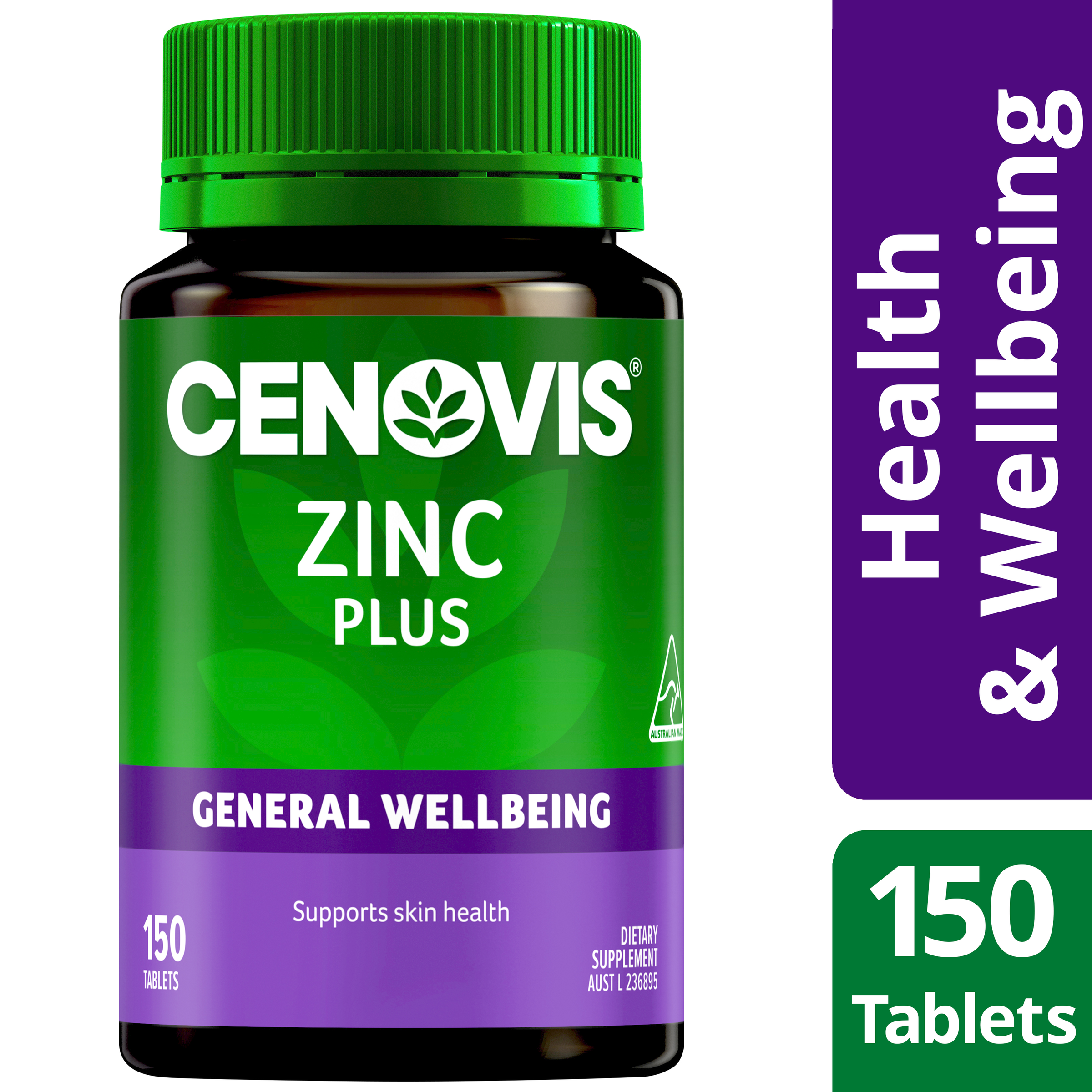 CENOVIS ZINC PLUS 150 TABLETS - Image 10