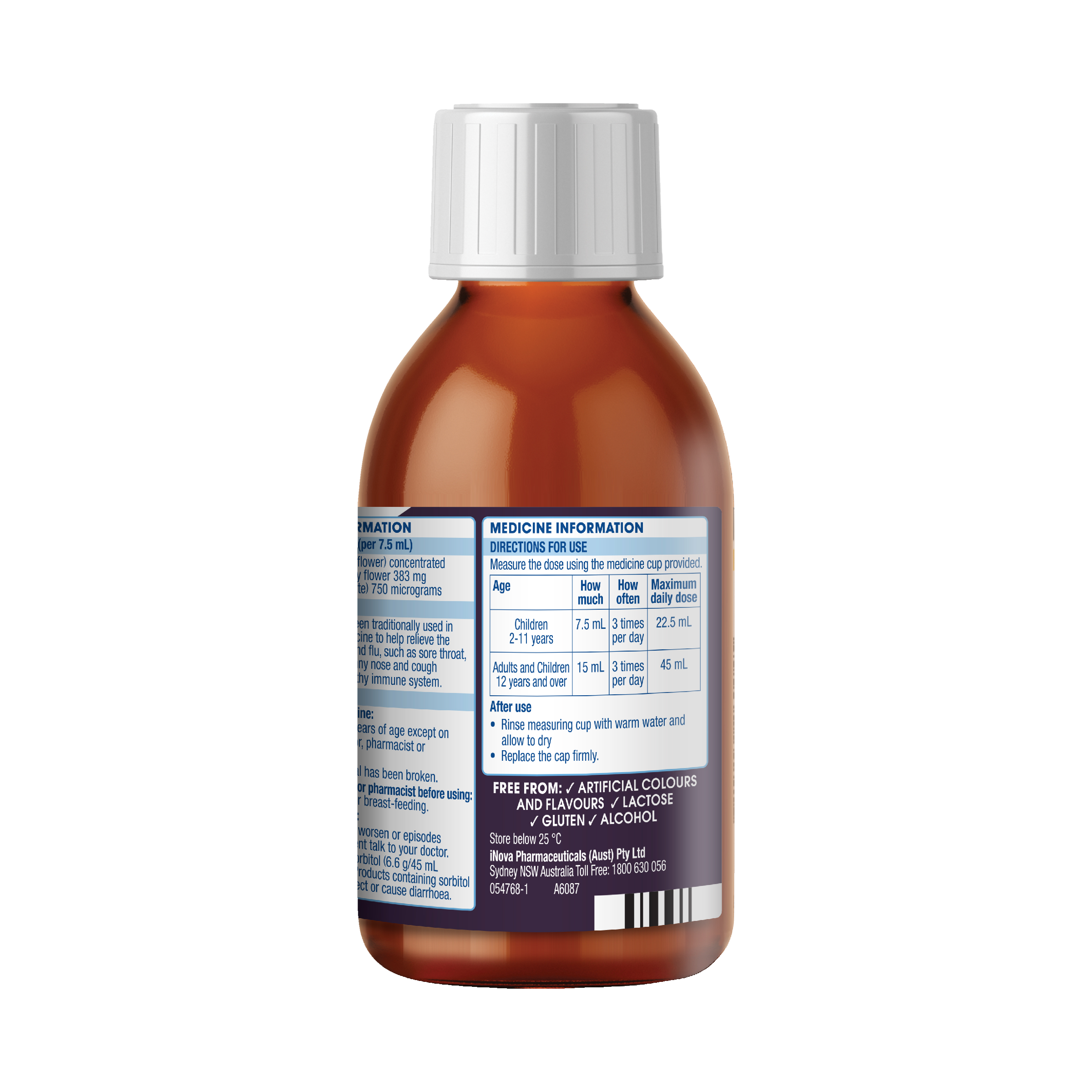 DEMAZIN KIDS 2+ COLD & FLU + IMMUNE DEFENCE 200ML - Image 9