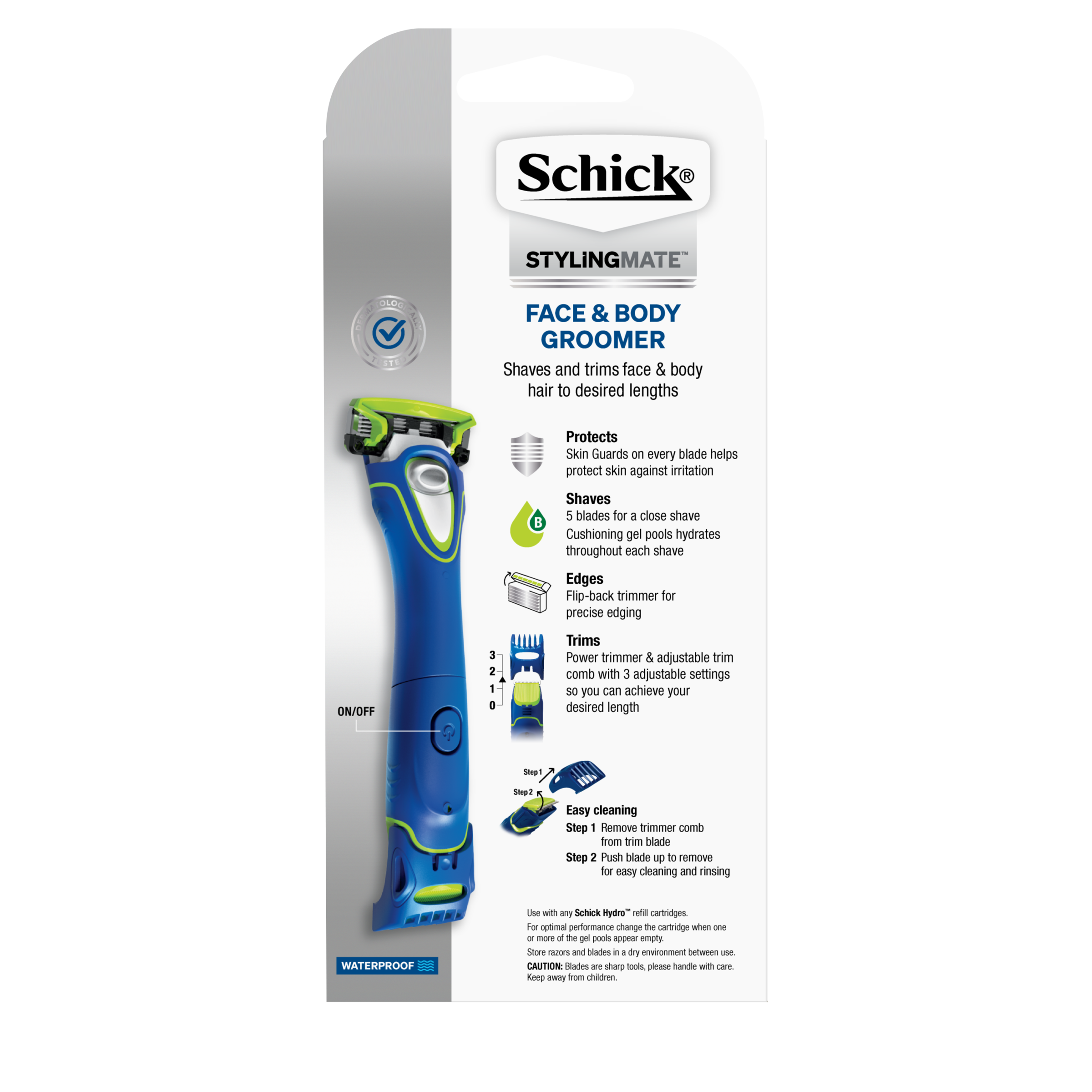 SCHICK HYDRO 5 GROOMER RAZOR + 1 BLADE - Image 2