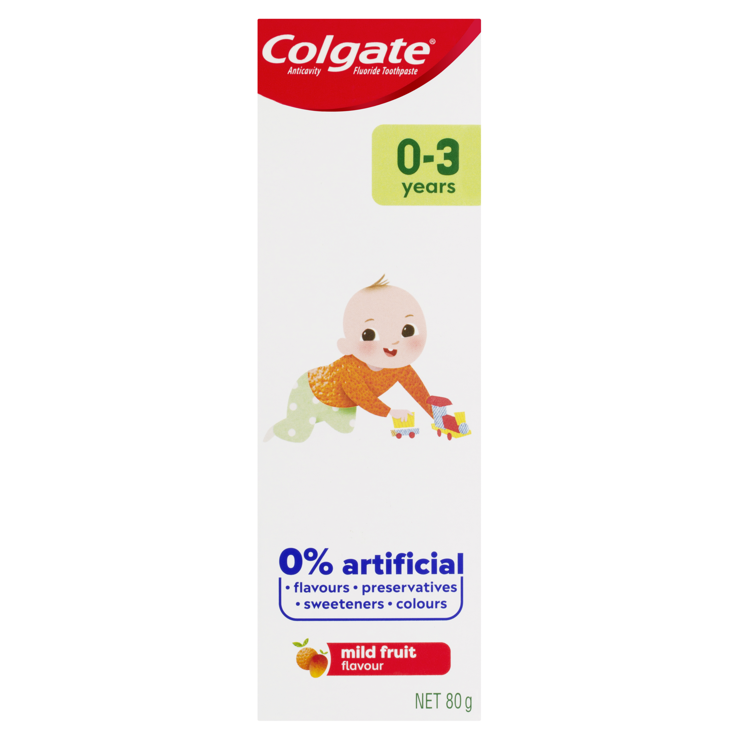 COLGATE TOOTHPASTE KIDS MILD FRUIT 0-3 YEARS 80G - Image 11