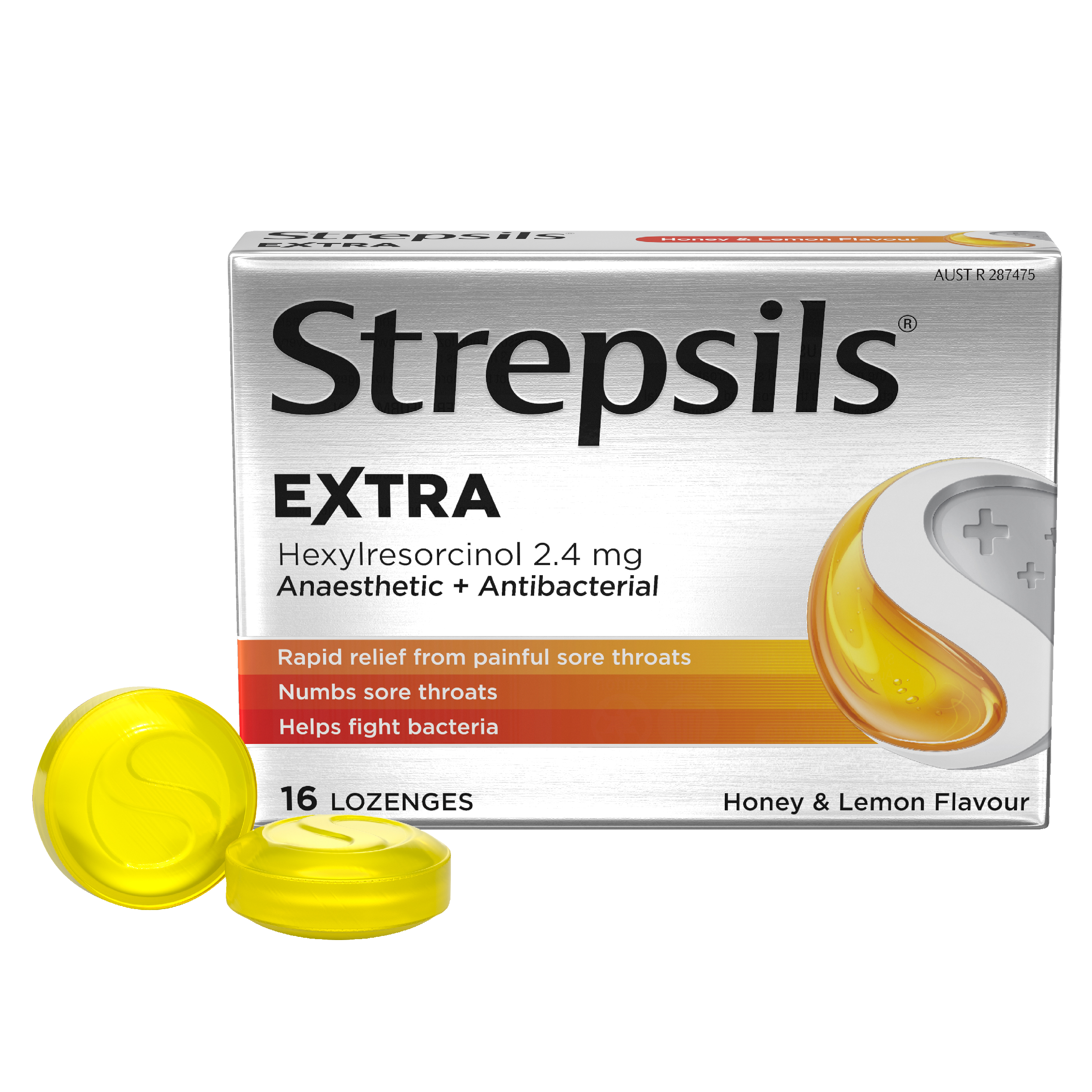 STREPSILS EXTRA HONEY & LEMON 16 LOZENGES - Image 11