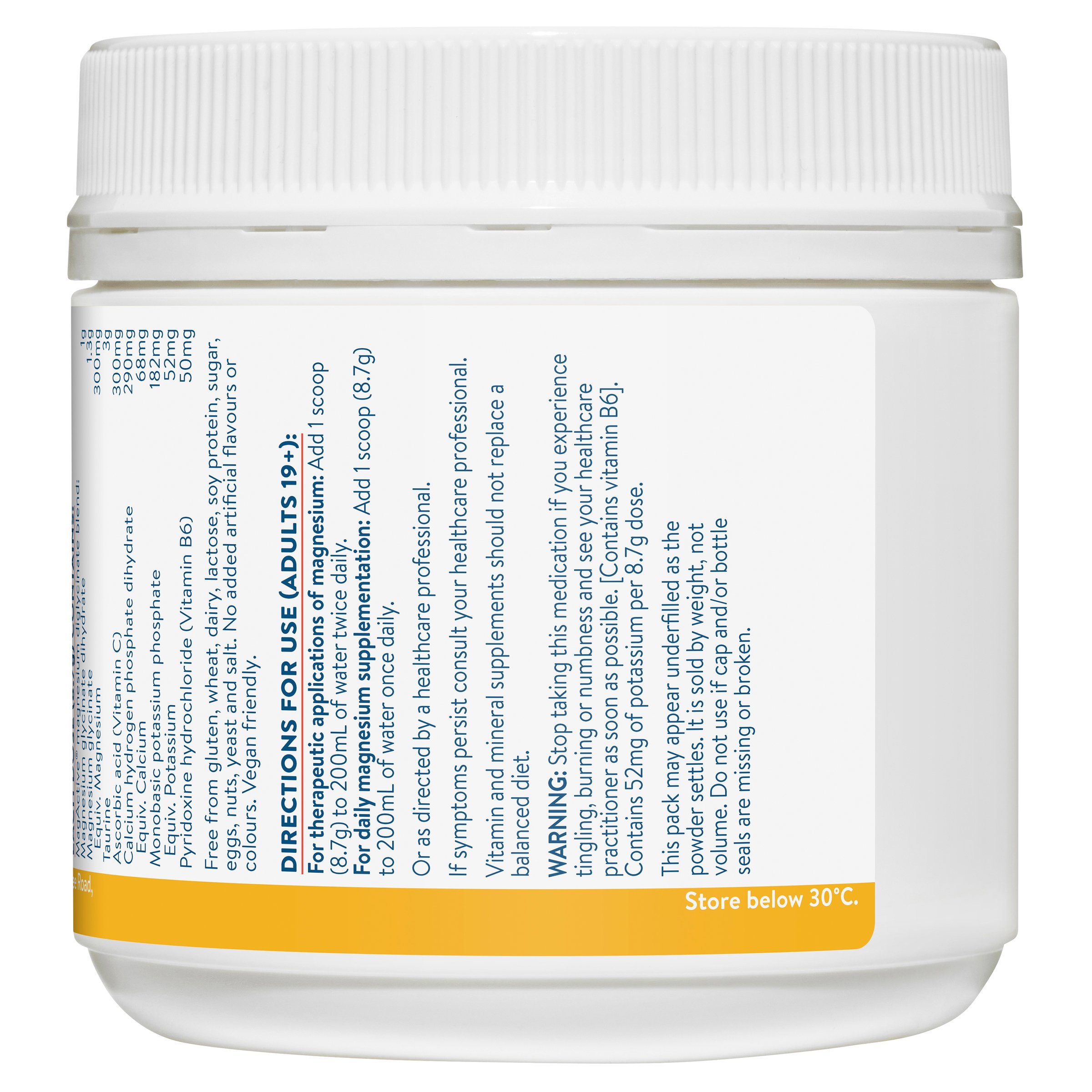 ETHICAL NUTRIENTS MEGA MAGNESIUM RASPBERRY POWDER 200G - Image 3