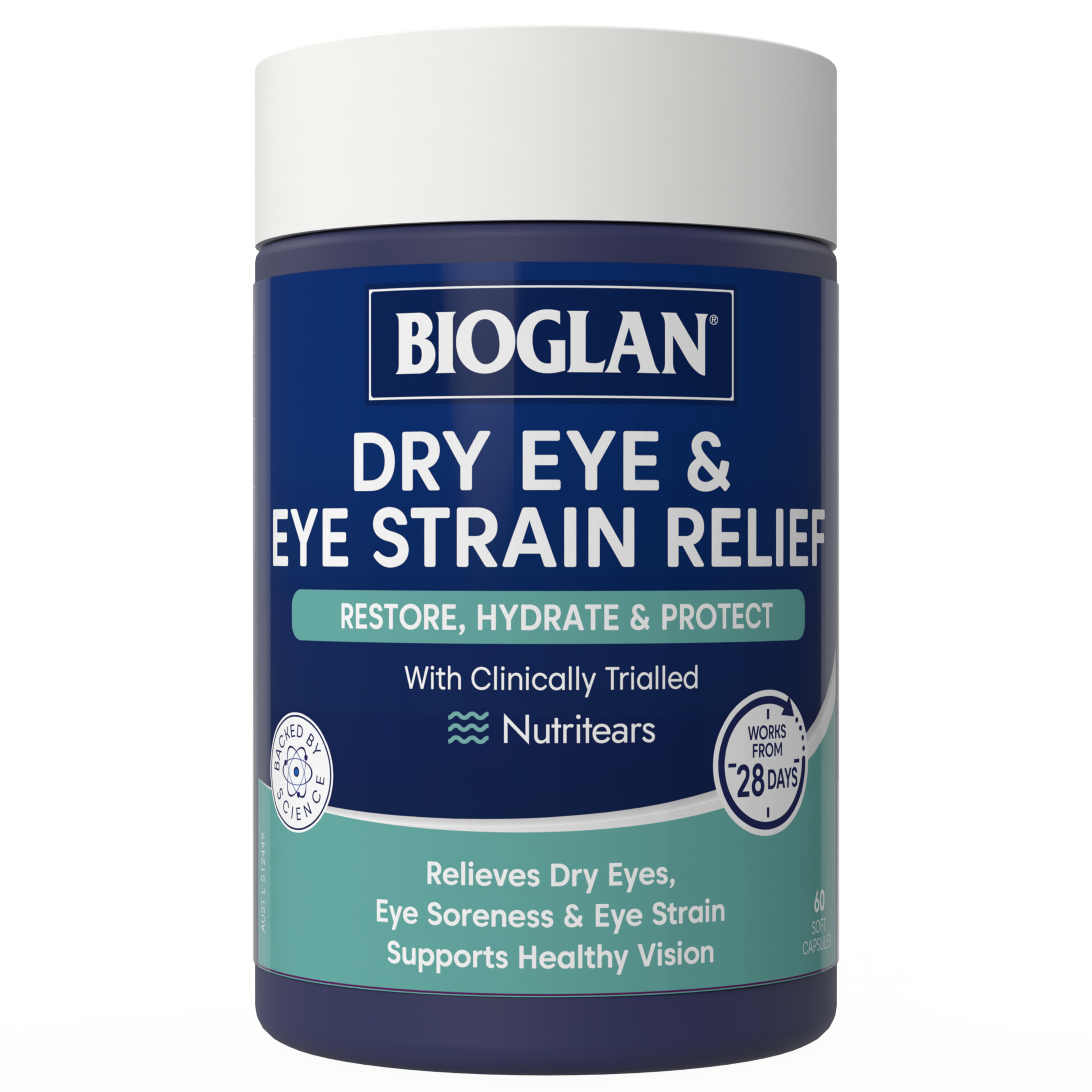 BIOGLAN DRY EYE & EYE STRAIN RELIEF 60 CAPSULES