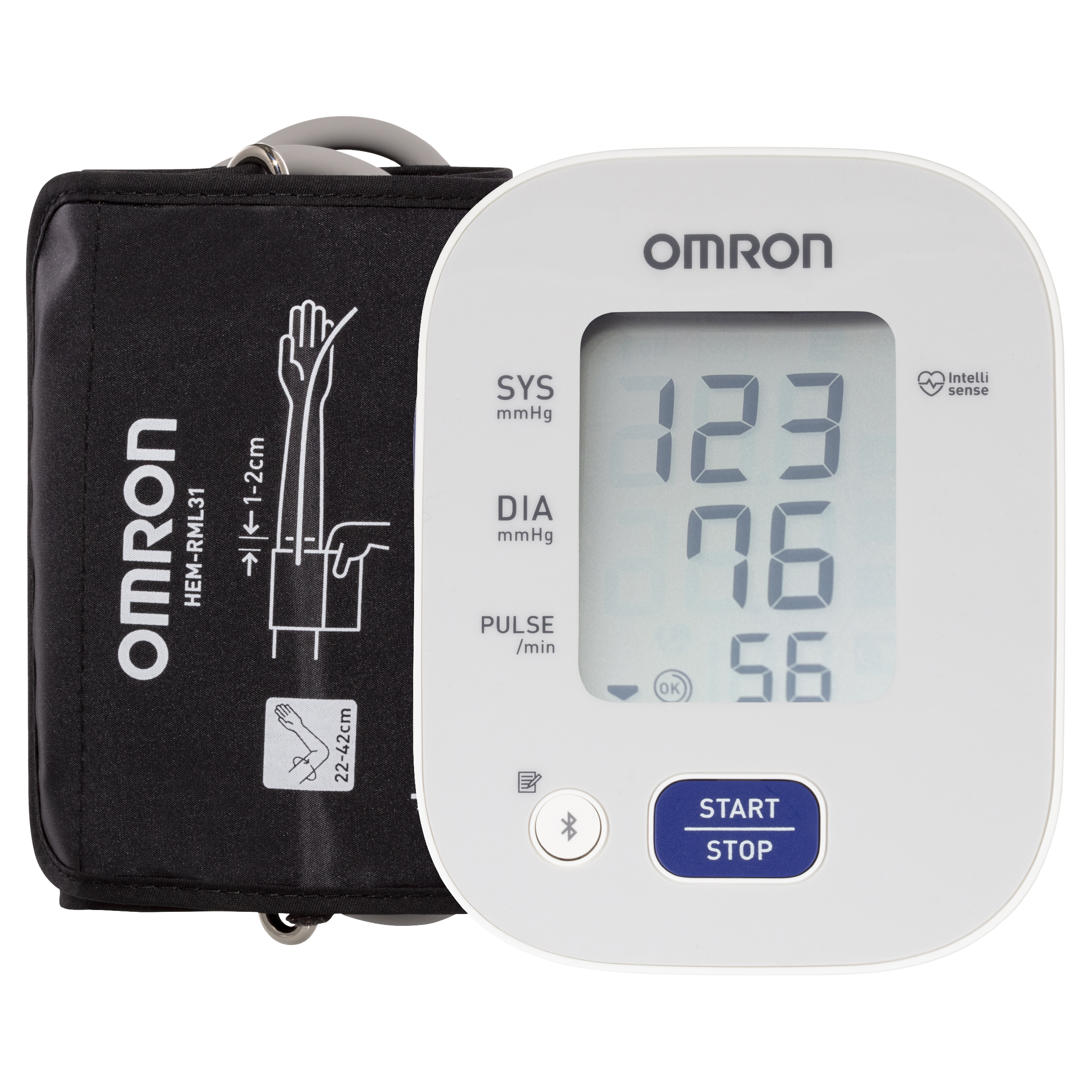 OMRON BLOOD PRESSURE MONITOR BLUETOOTH STANDARD HEM7144T1 - Image 9