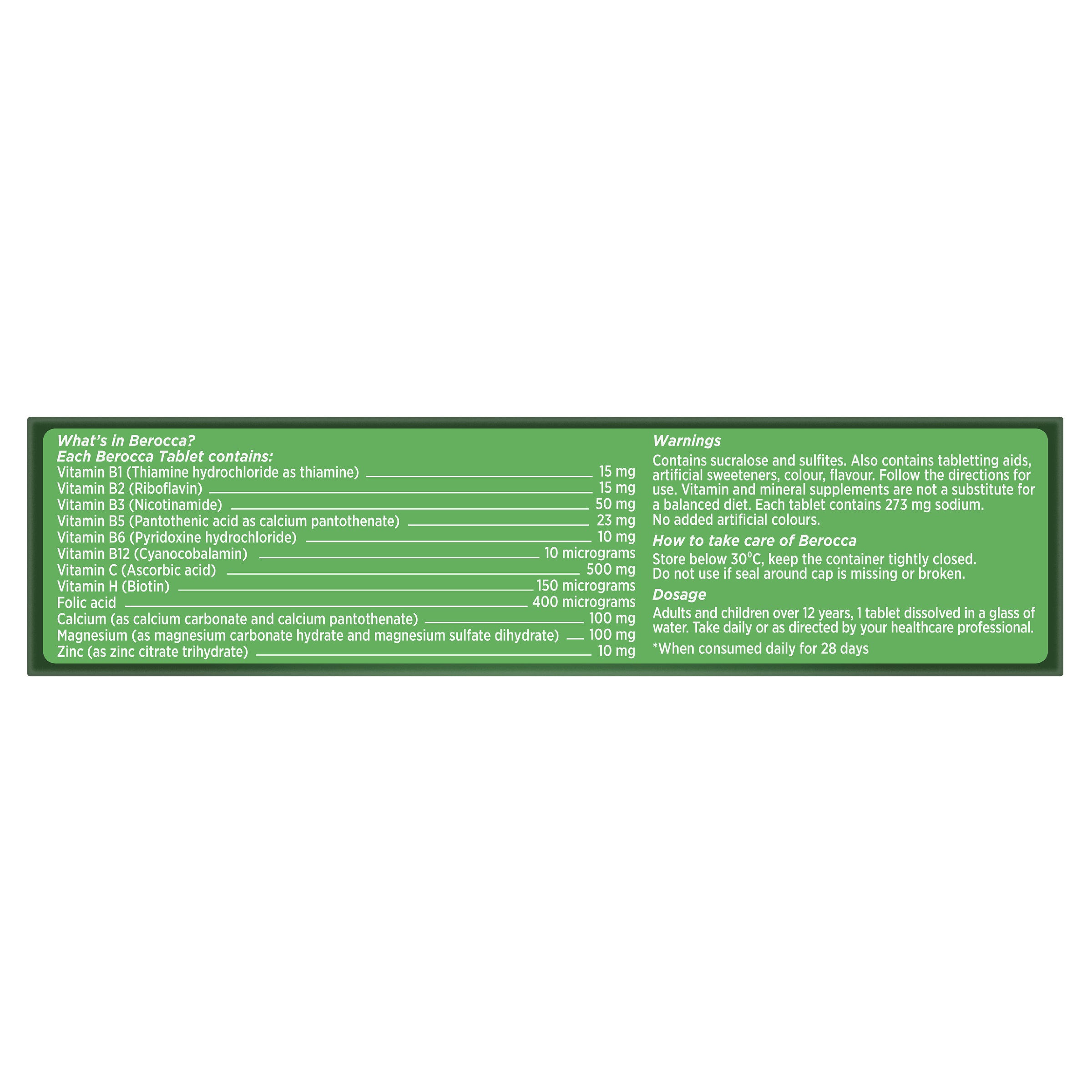 BEROCCA EFFERVESCENT ORANGE 45 TABLETS - Image 7
