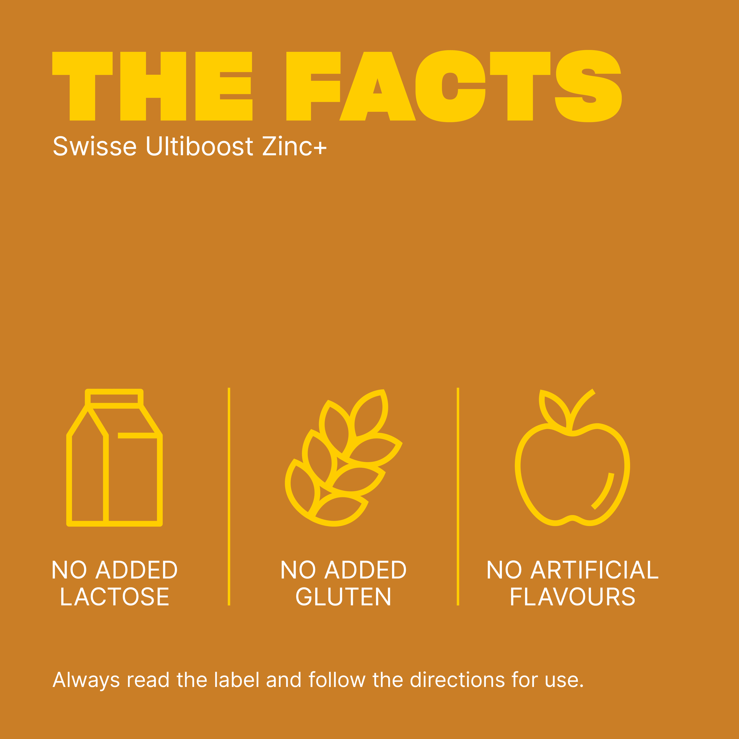 SWISSE ULTIBOOST ZINC+ 60 TABLETS - Image 6